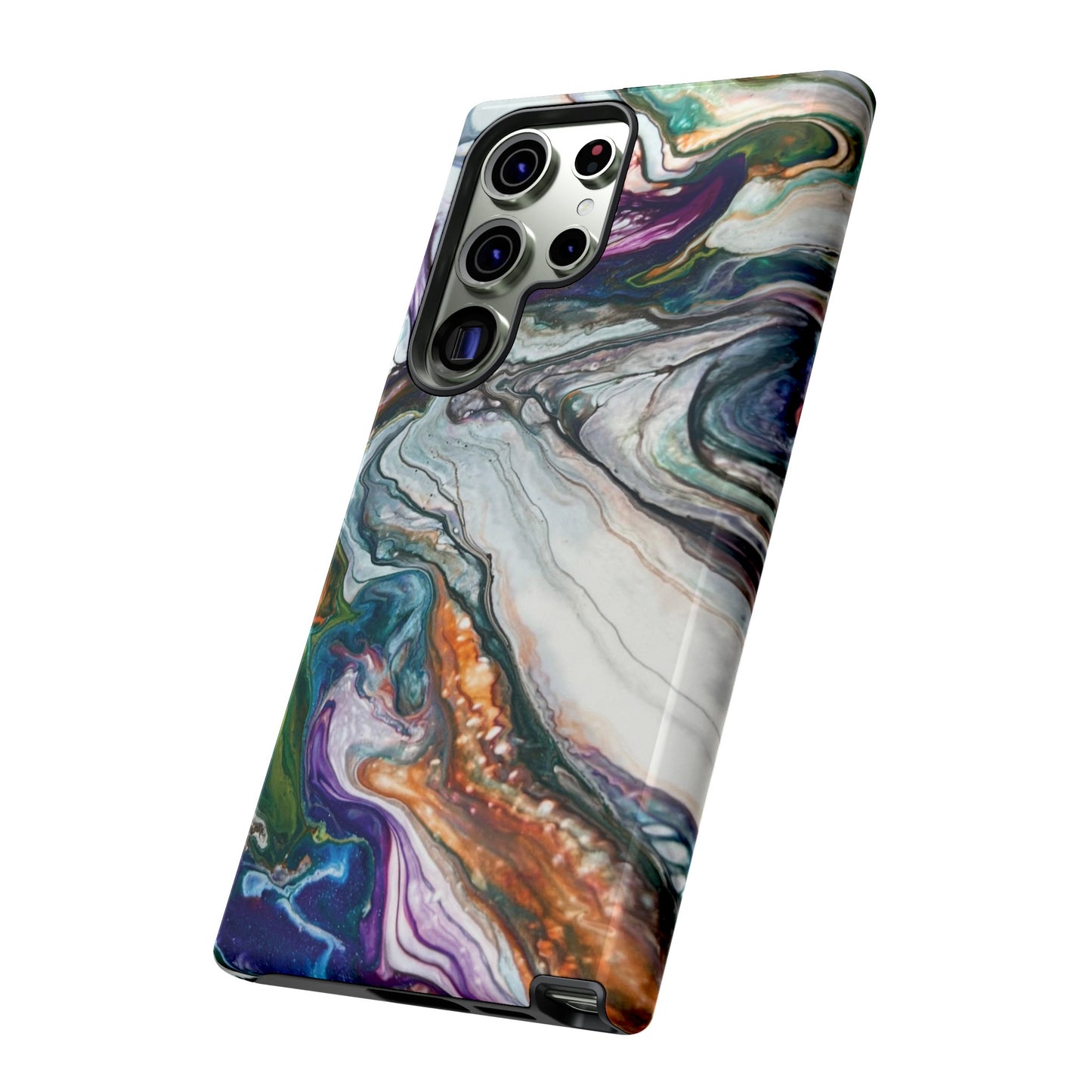 Vibrant Swirls Tough Phone Case for iPhone, Samsung Galaxy, and Google Pixel devices
