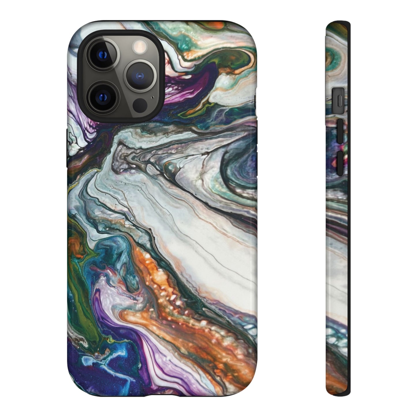 Vibrant Swirls Tough Phone Case for iPhone, Samsung Galaxy, and Google Pixel devices