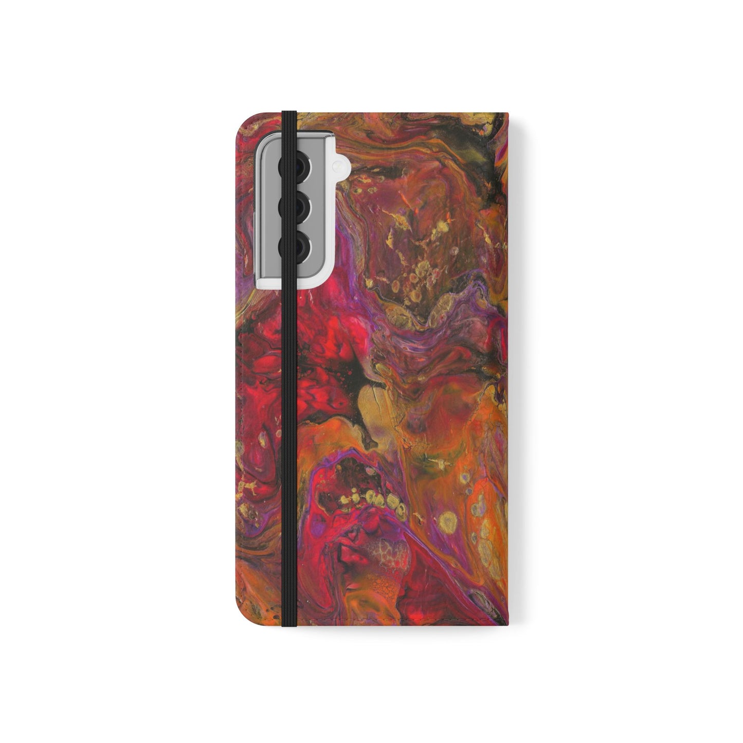 Autumn's Glow Flip Phone Case for iPhone 11 – 16 Pro, Samsung 21 – 22 Series