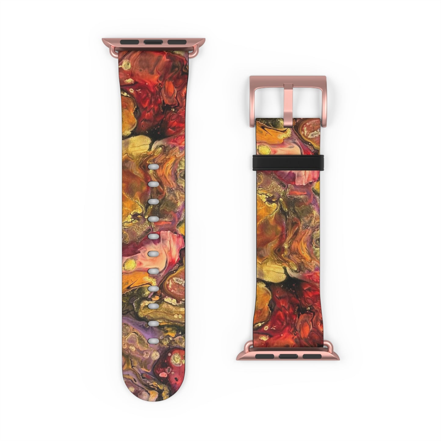 Sunset Stream Watch Band for Apple Watch Series 1-9, Ultra, and SE devices