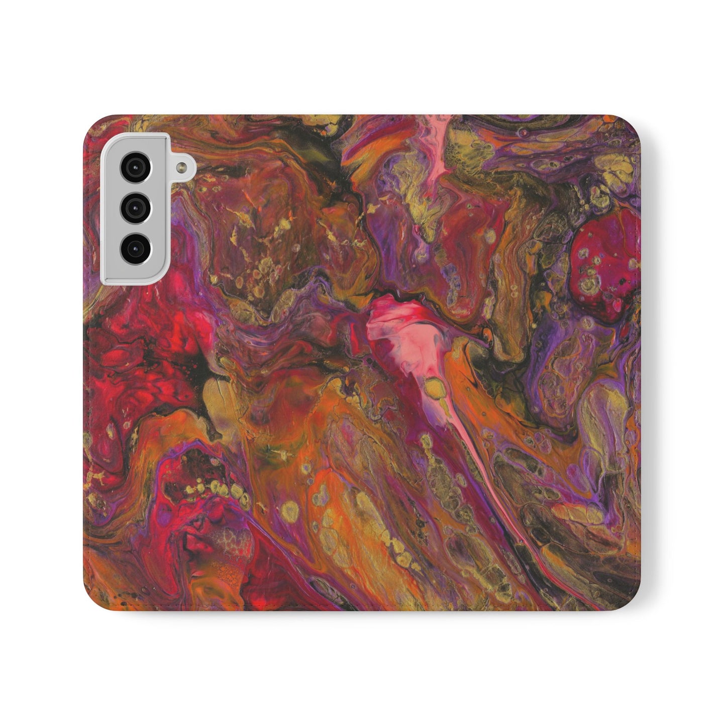 Autumn's Glow Flip Phone Case for iPhone 11 – 16 Pro, Samsung 21 – 22 Series