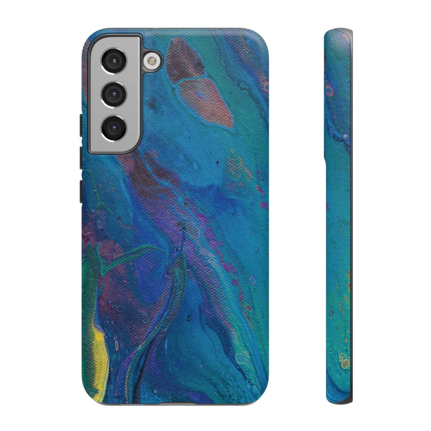 Peacock Swirls Tough Phone Case for iPhone, Samsung Galaxy, and Google Pixel devices