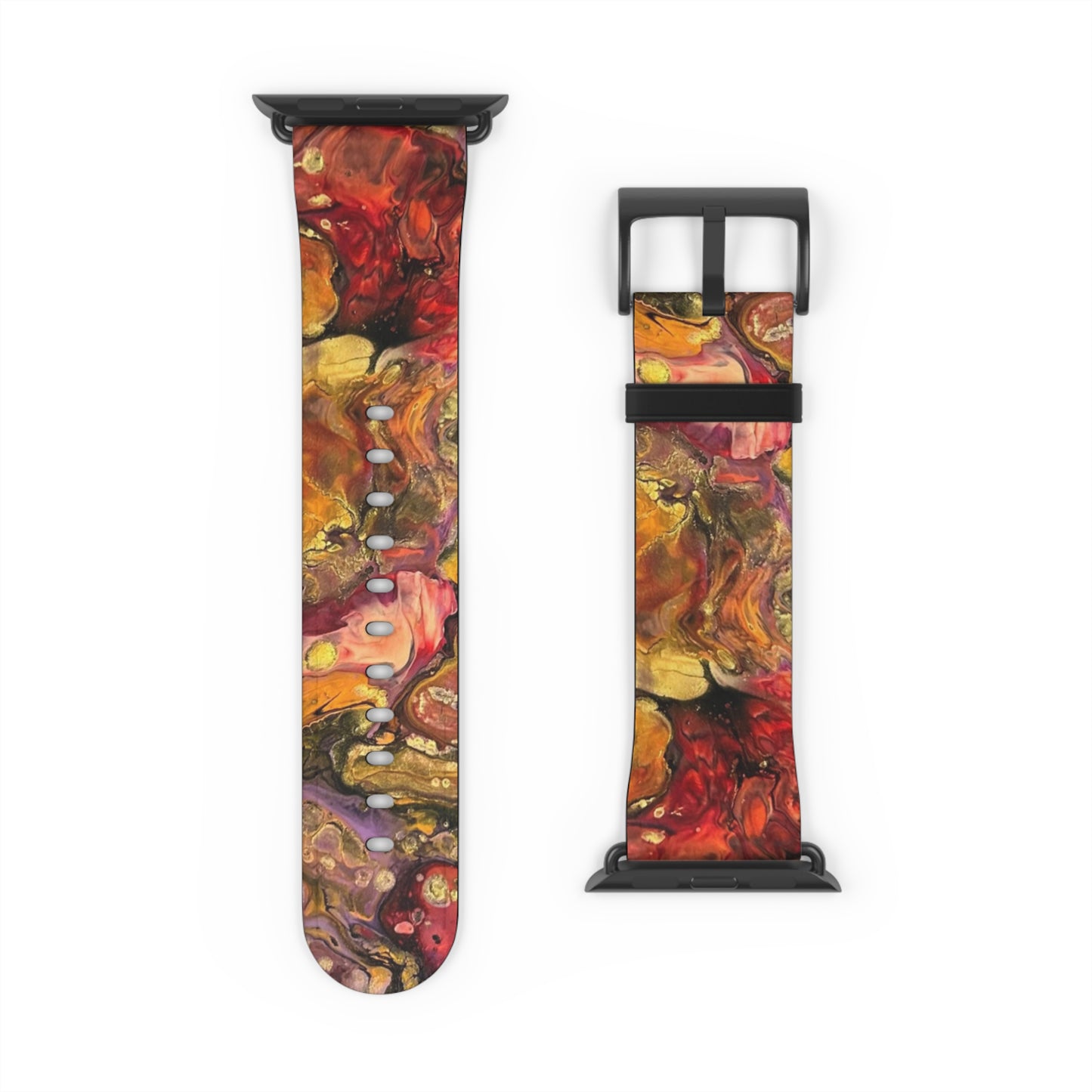 Sunset Stream Watch Band for Apple Watch Series 1-9, Ultra, and SE devices
