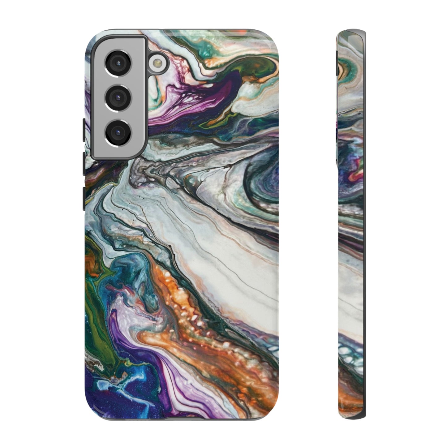 Vibrant Swirls Tough Phone Case for iPhone, Samsung Galaxy, and Google Pixel devices