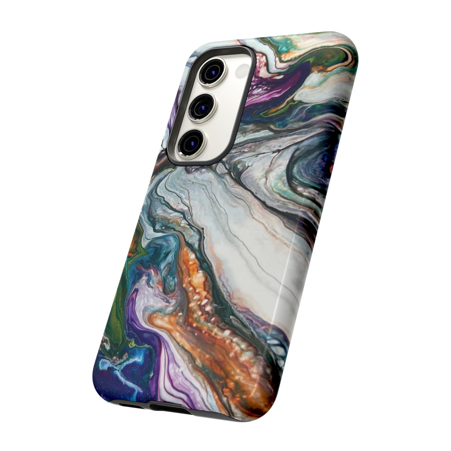Vibrant Swirls Tough Phone Case for iPhone, Samsung Galaxy, and Google Pixel devices