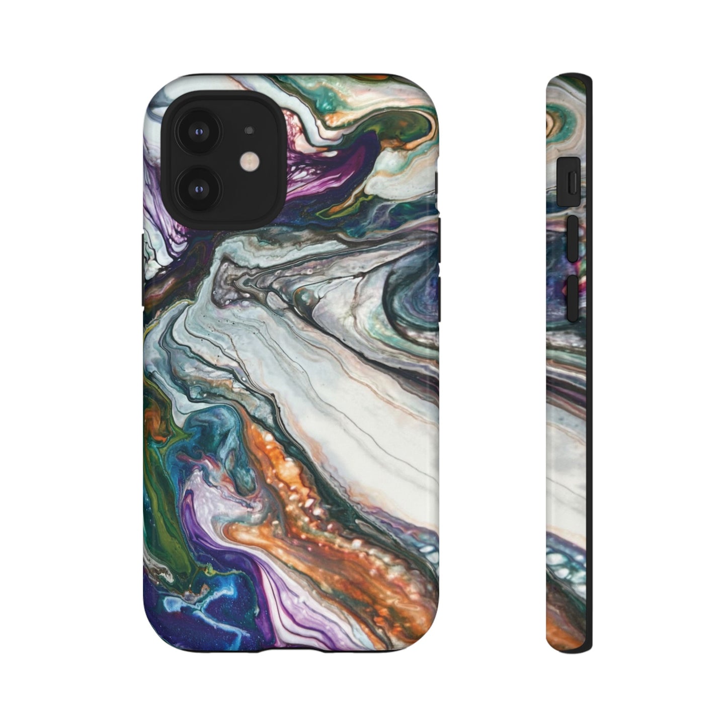 Vibrant Swirls Tough Phone Case for iPhone, Samsung Galaxy, and Google Pixel devices
