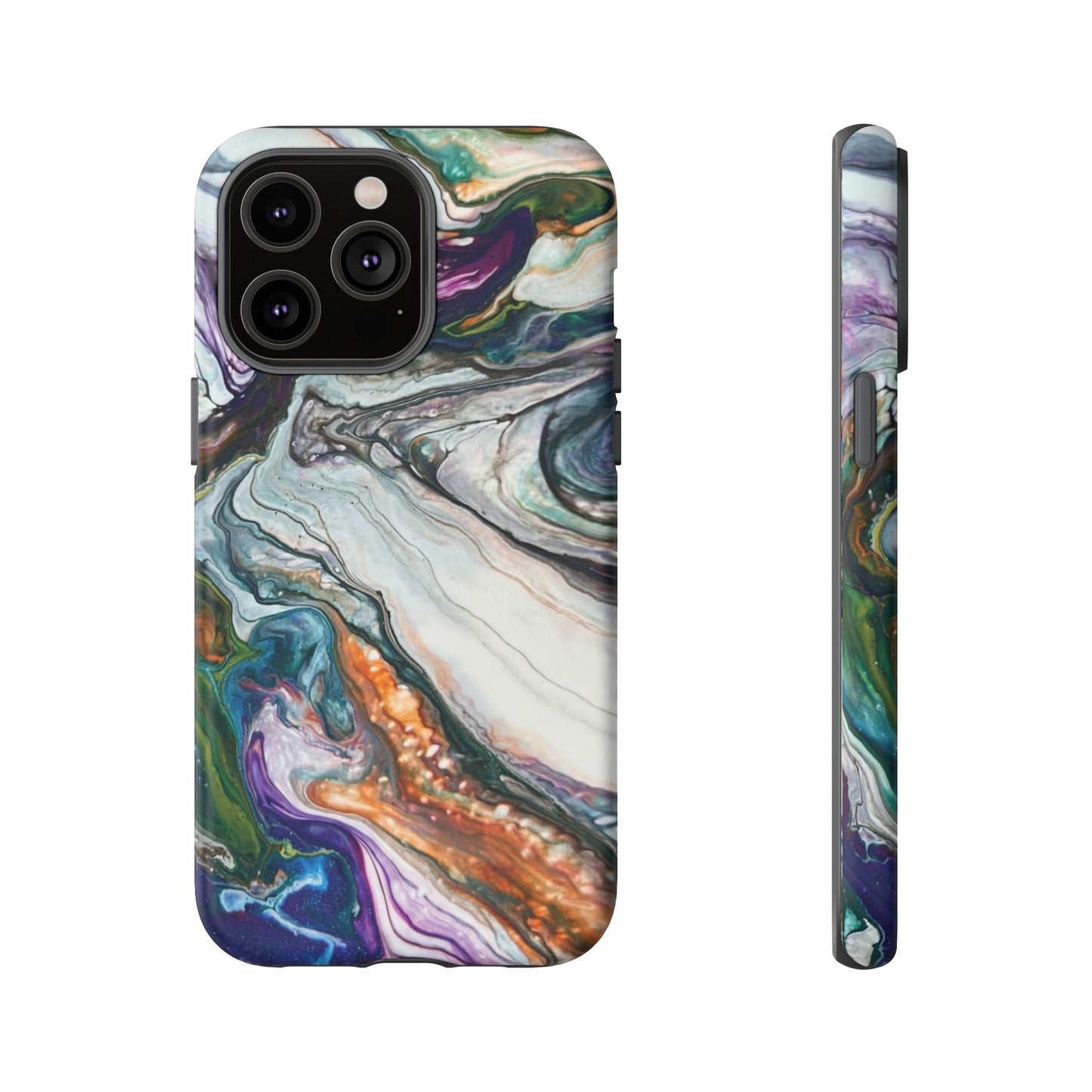 Vibrant Swirls Tough Phone Case for iPhone, Samsung Galaxy, and Google Pixel devices