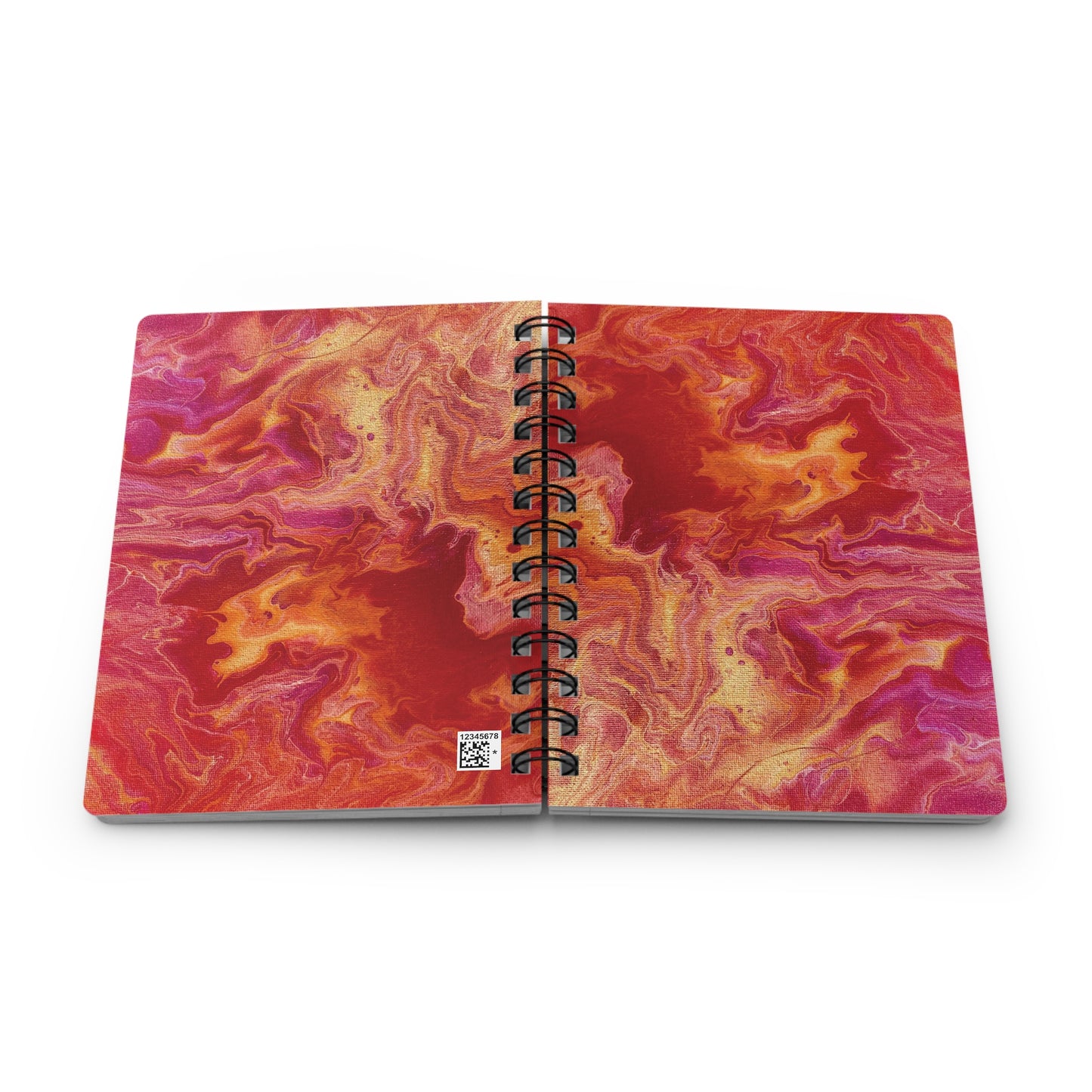 Spiral Bound Journal - Sunset Clouds with Inside Cover Art