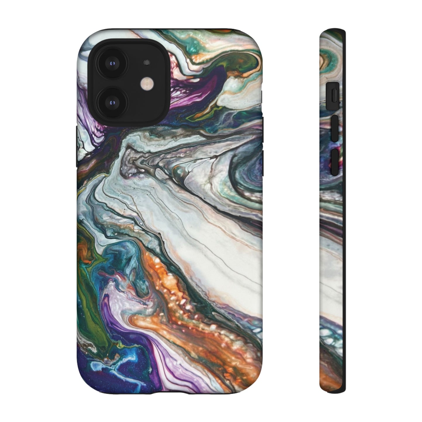 Vibrant Swirls Tough Phone Case for iPhone, Samsung Galaxy, and Google Pixel devices