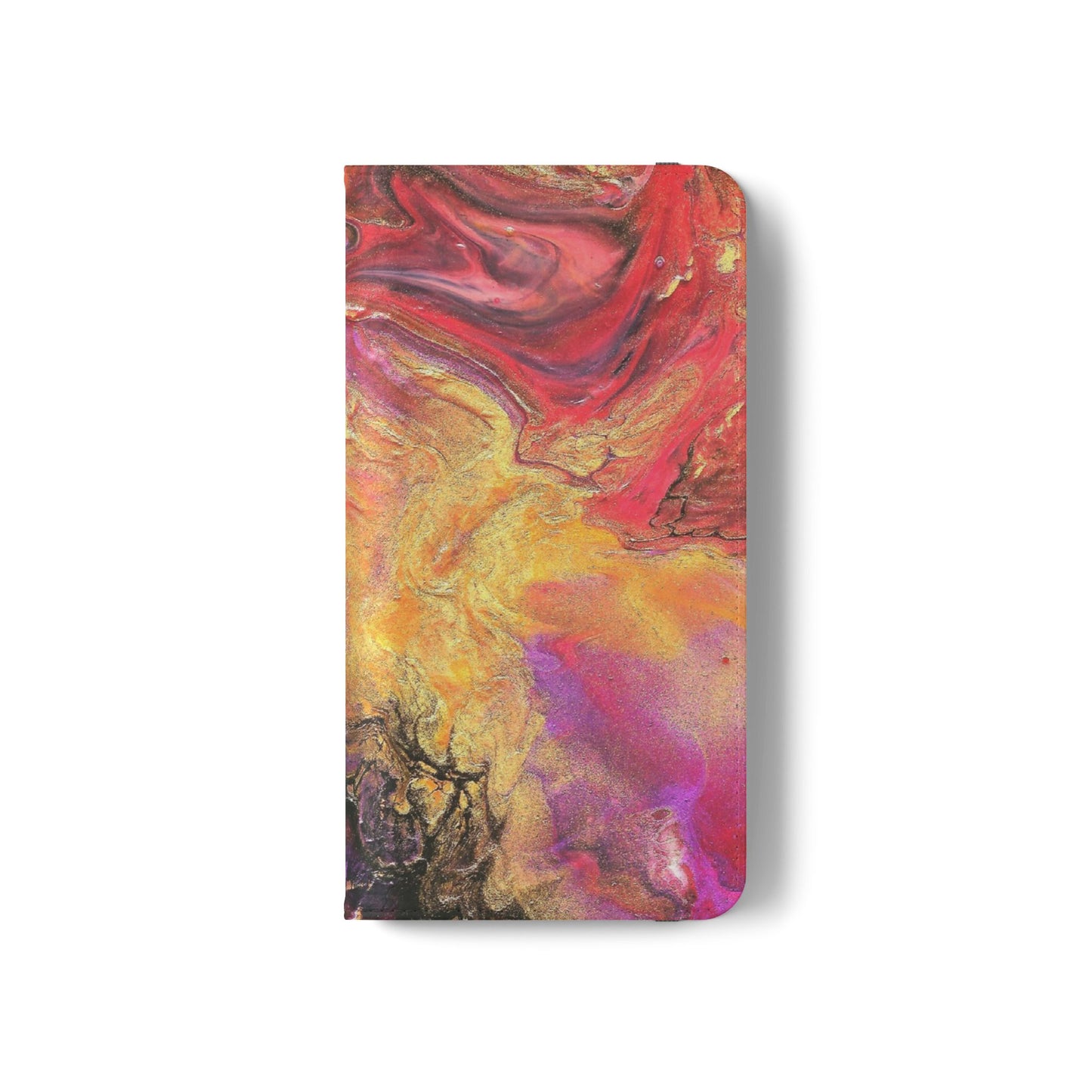 Flowing Royalty Flip Phone Case for iPhone 11 – 16 Pro, Samsung 21 – 22 Series