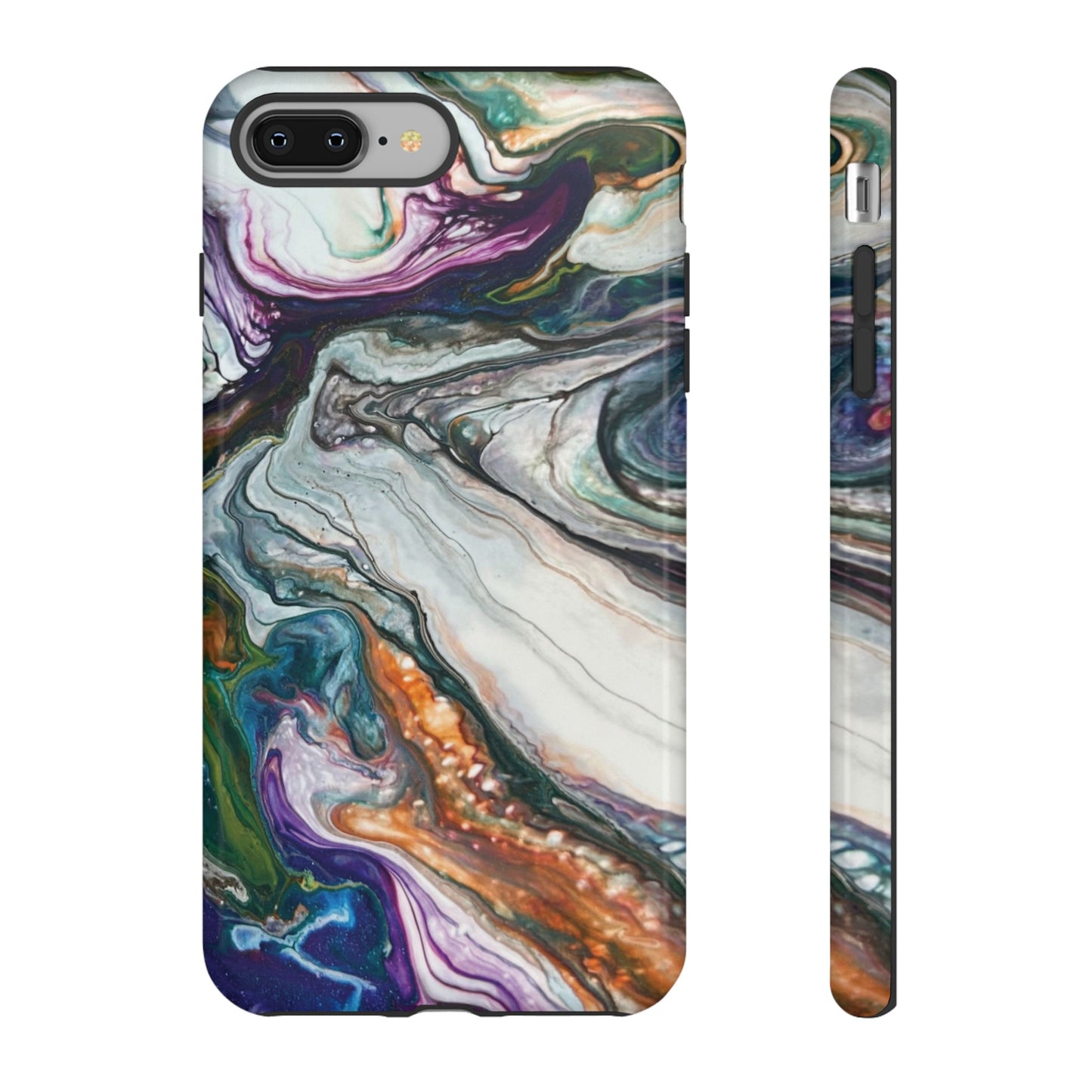 Vibrant Swirls Tough Phone Case for iPhone, Samsung Galaxy, and Google Pixel devices