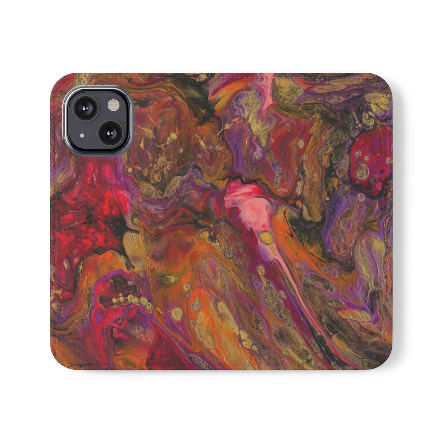 Autumn's Glow Flip Phone Case for iPhone 11 – 16 Pro, Samsung 21 – 22 Series