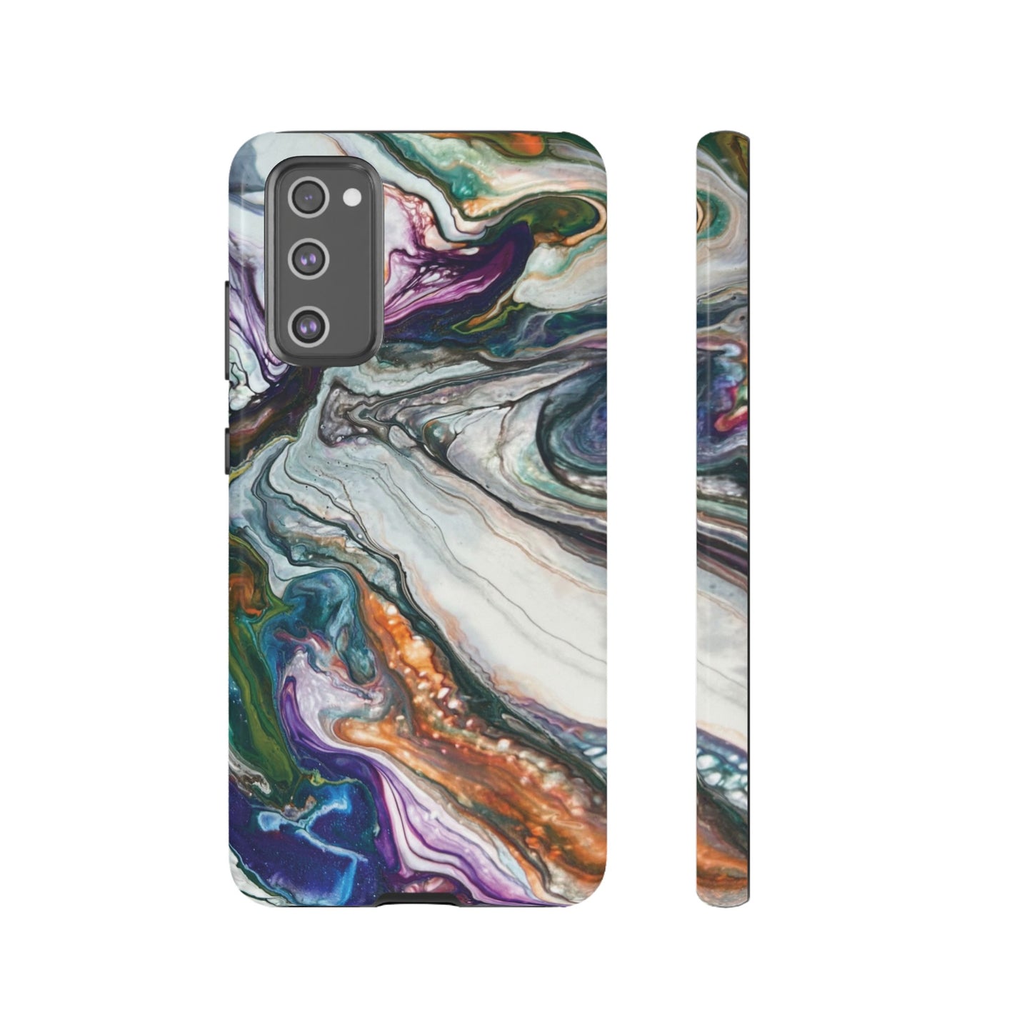 Vibrant Swirls Tough Phone Case for iPhone, Samsung Galaxy, and Google Pixel devices