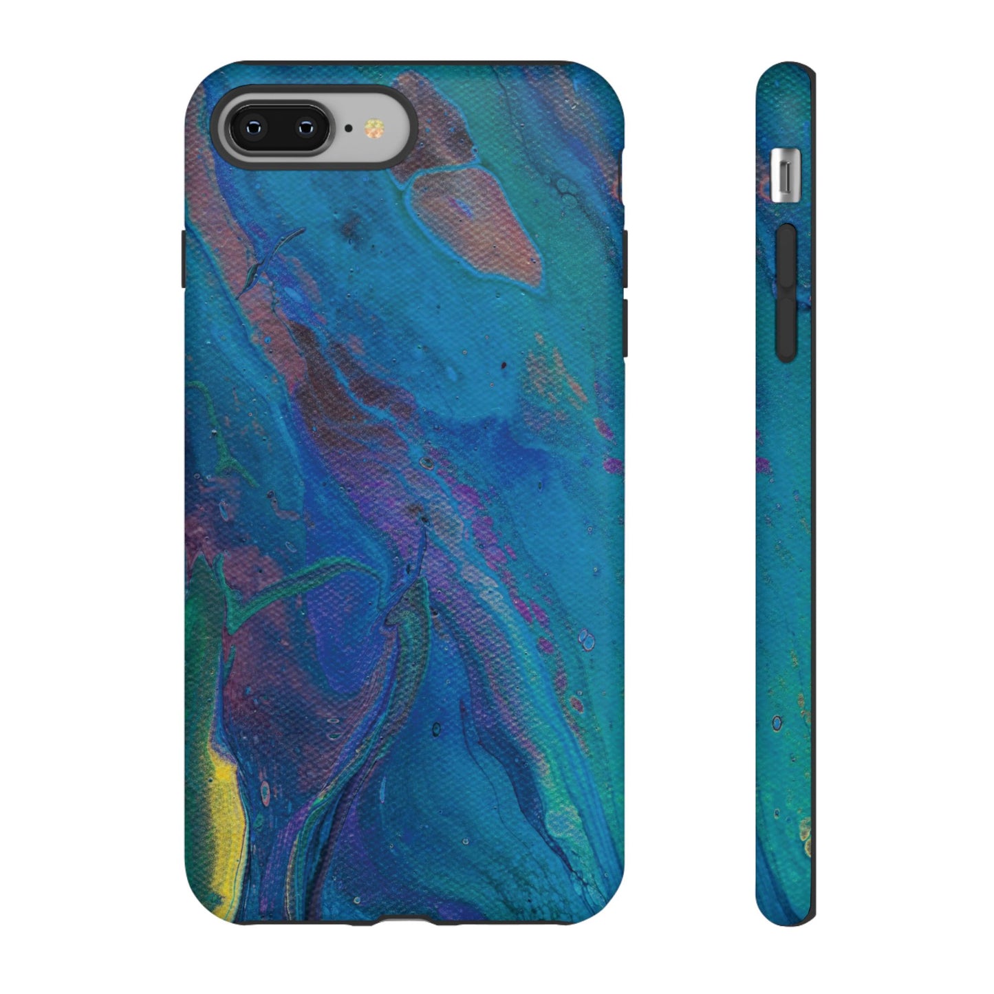Peacock Swirls Tough Phone Case for iPhone, Samsung Galaxy, and Google Pixel devices
