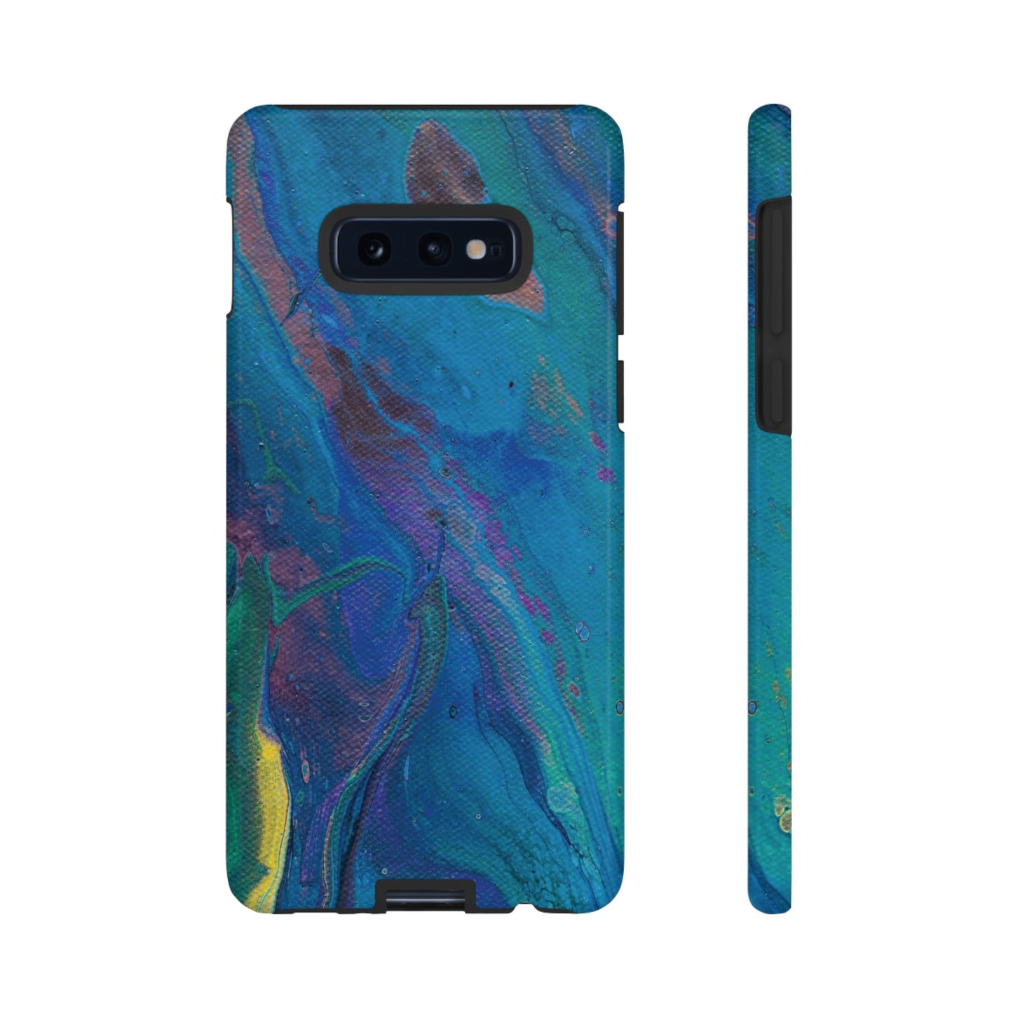 Peacock Swirls Tough Phone Case for iPhone, Samsung Galaxy, and Google Pixel devices