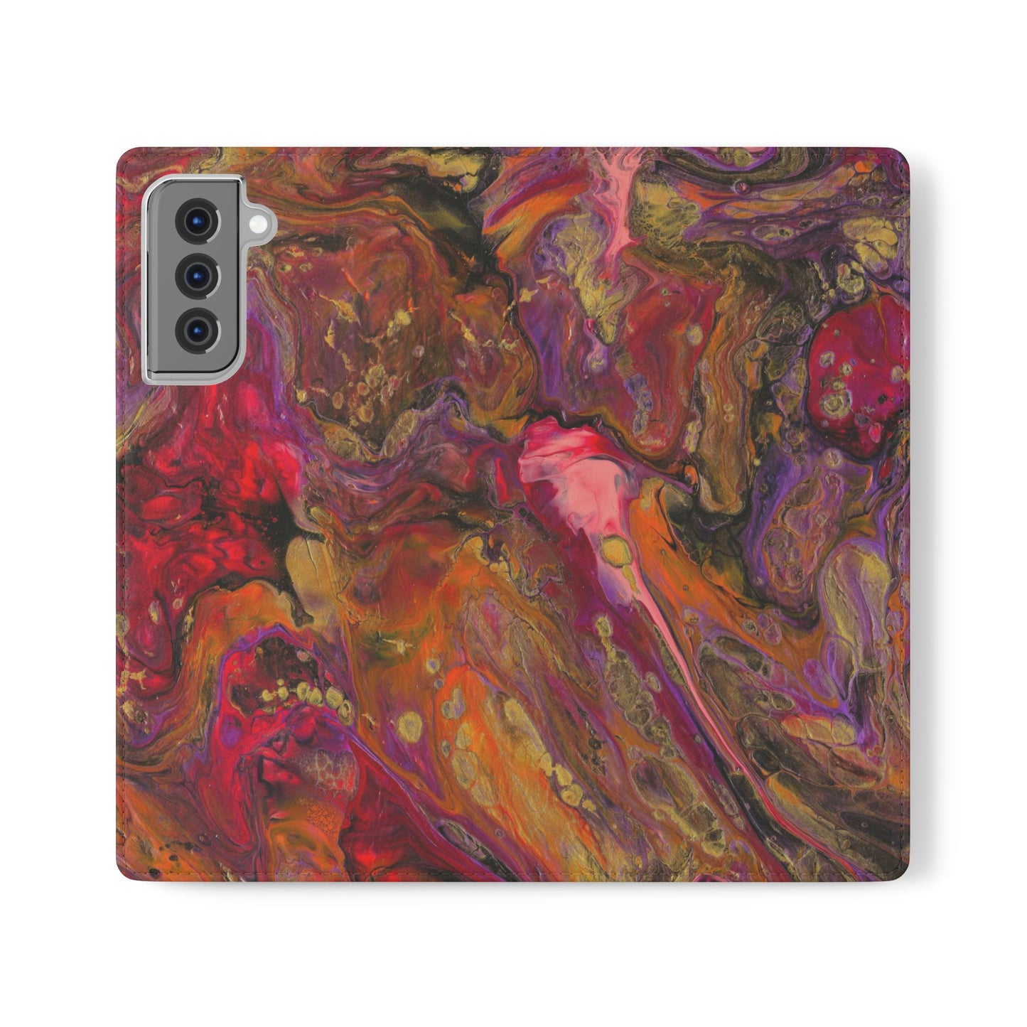 Autumn's Glow Flip Phone Case for iPhone 11 – 16 Pro, Samsung 21 – 22 Series
