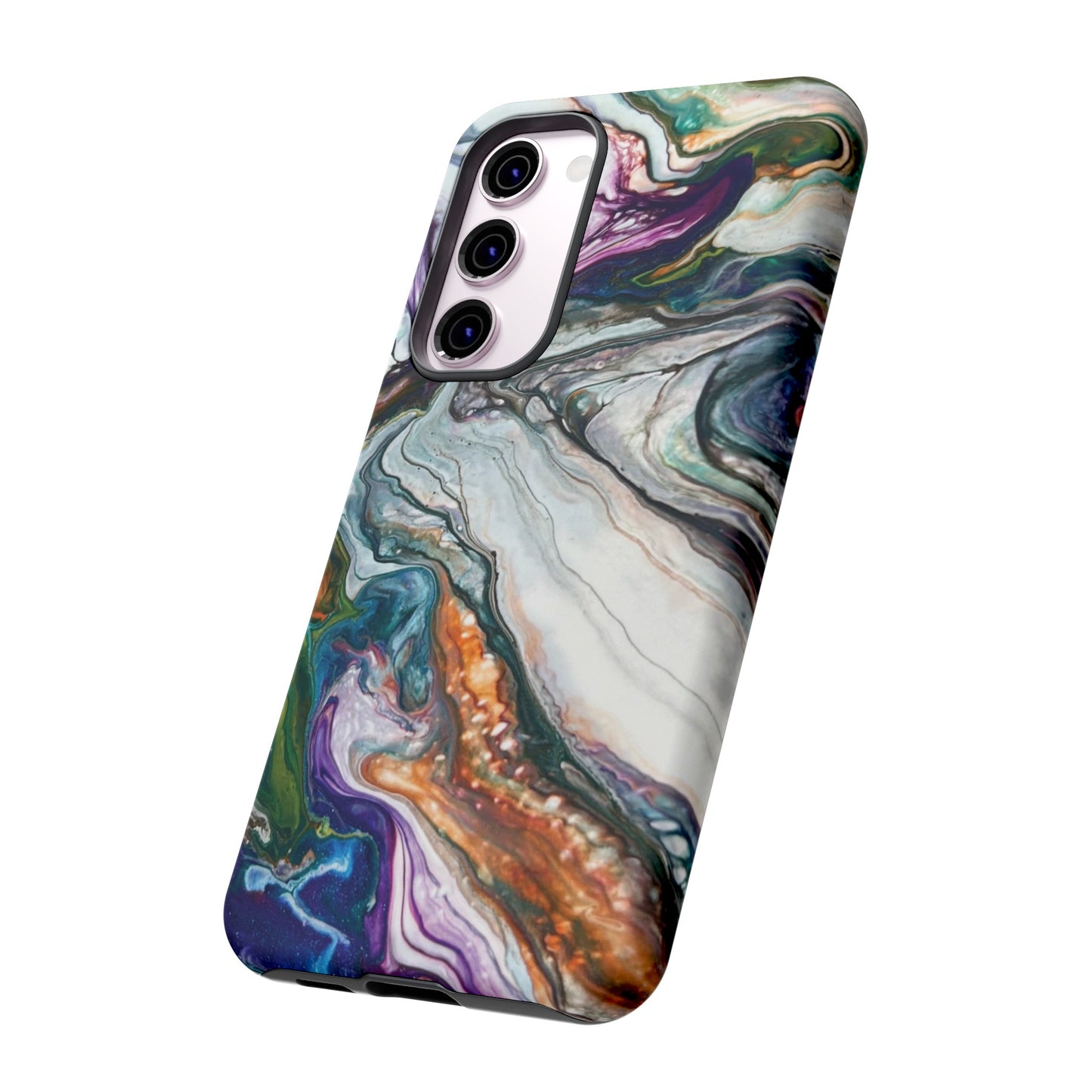 Vibrant Swirls Tough Phone Case for iPhone, Samsung Galaxy, and Google Pixel devices