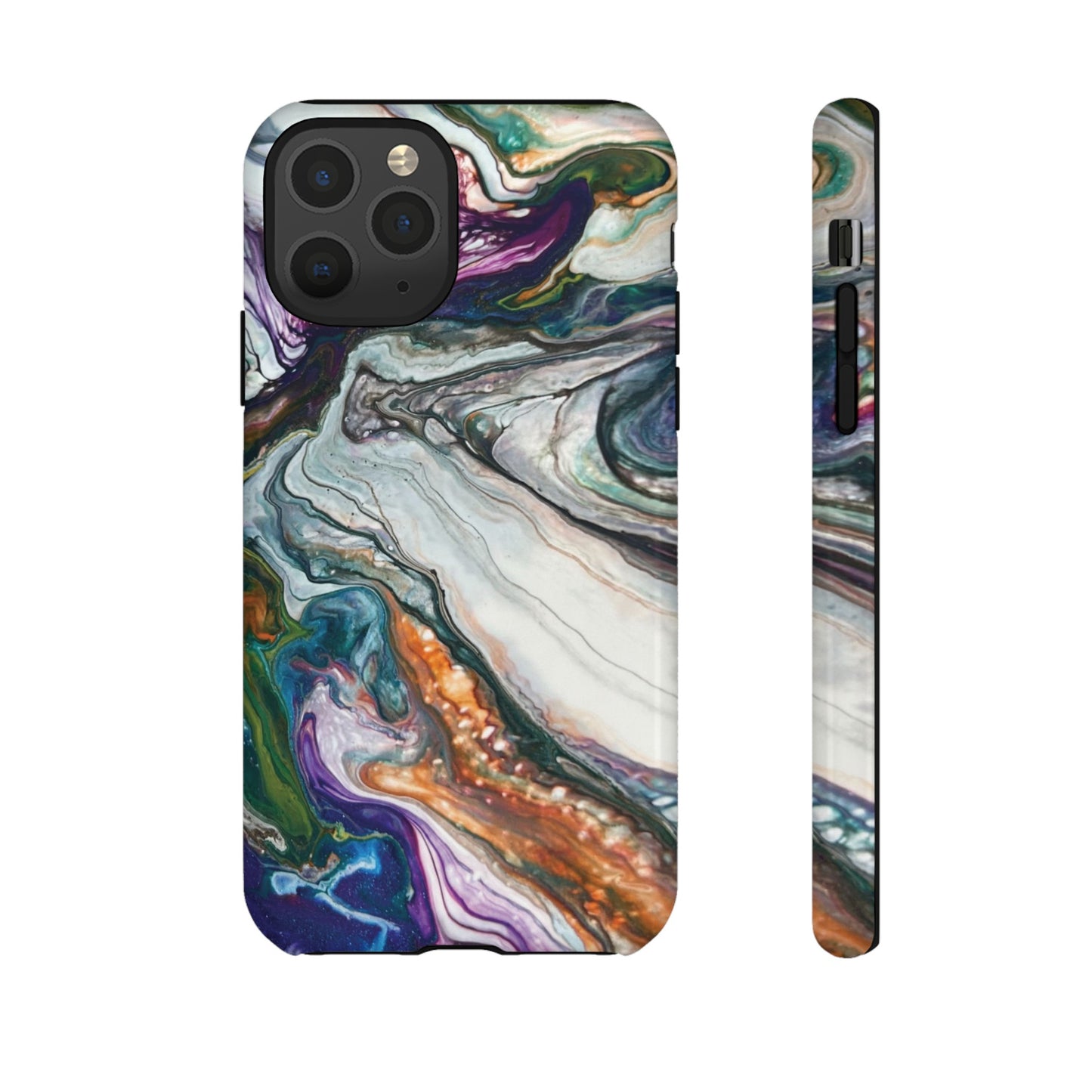 Vibrant Swirls Tough Phone Case for iPhone, Samsung Galaxy, and Google Pixel devices