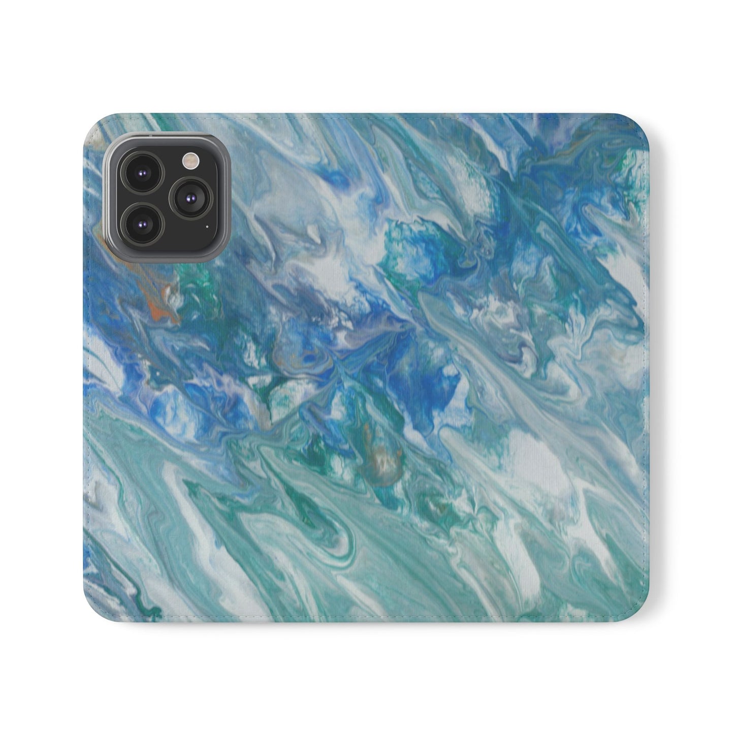 Beach Vibes Flip Phone Case for iPhone 11 – 16 Pro, Samsung 21 – 22 Series