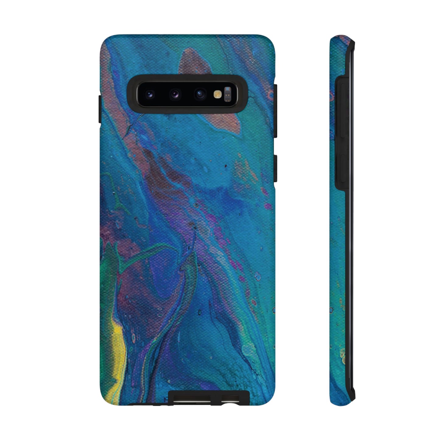 Peacock Swirls Tough Phone Case for iPhone, Samsung Galaxy, and Google Pixel devices