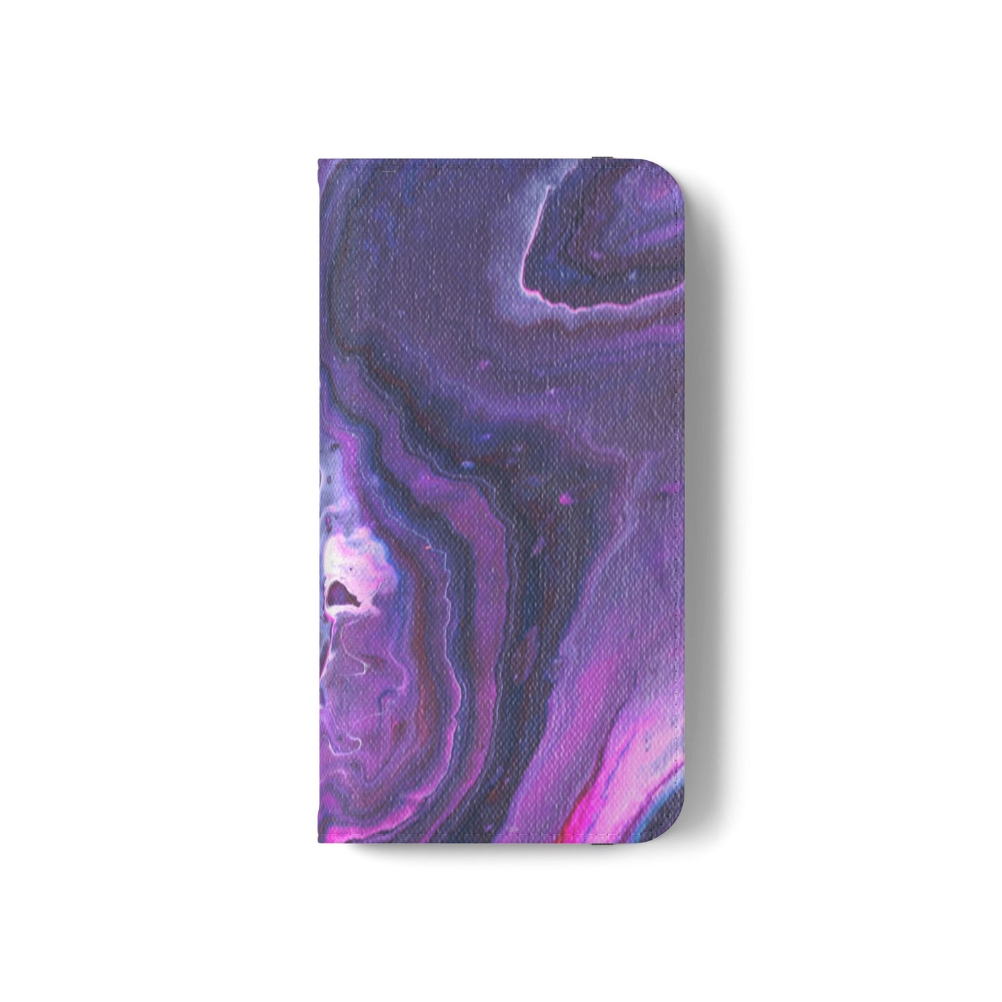 Velvet Twilight Flip Phone Case for iPhone 11 – 16 Pro, Samsung 21 – 22 Series