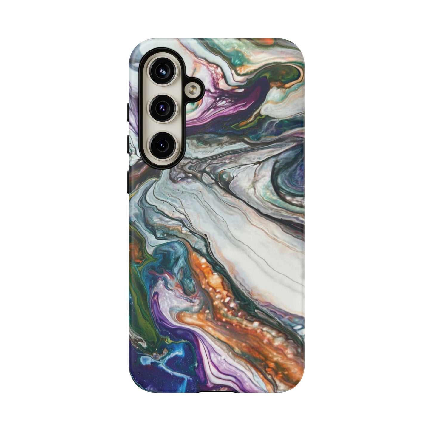 Vibrant Swirls Tough Phone Case for iPhone, Samsung Galaxy, and Google Pixel devices