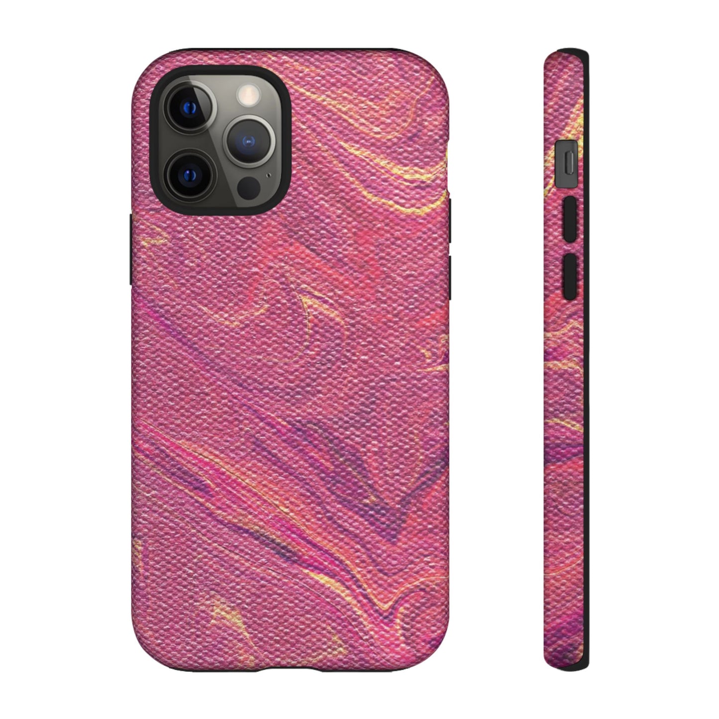 Pleasantly Pink Tough Phone Case for iPhone, Samsung Galaxy, and Google Pixel devices