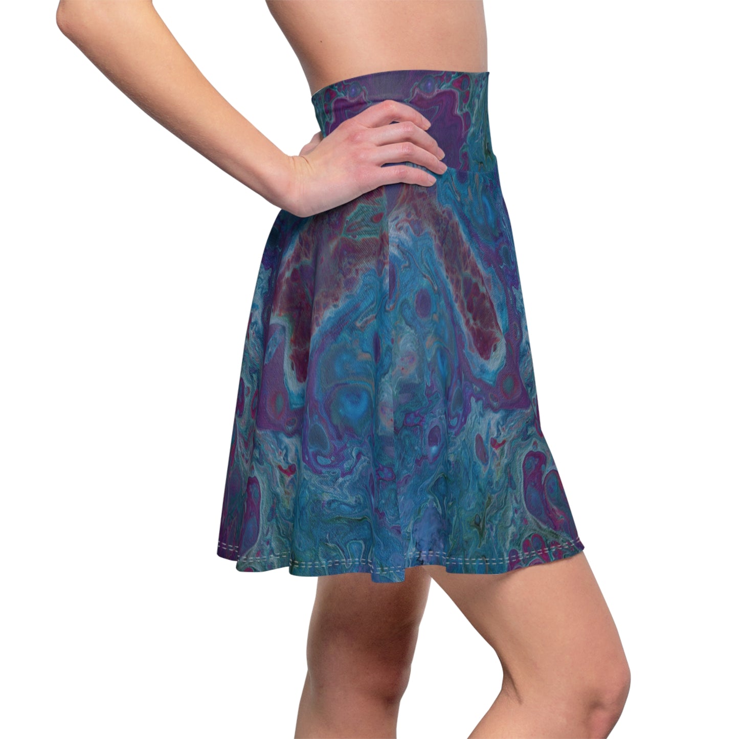 Azure Seas Women's Skater Skirt