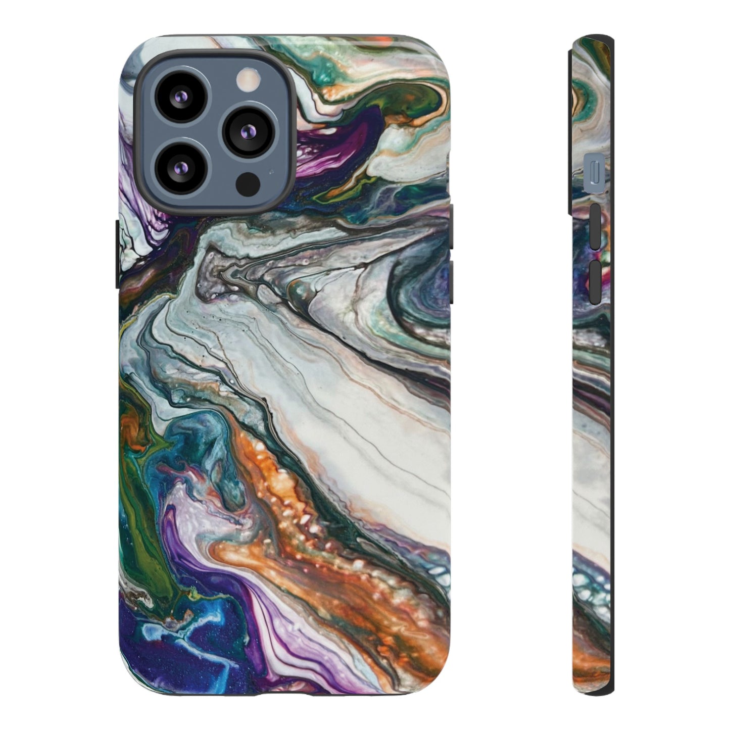 Vibrant Swirls Tough Phone Case for iPhone, Samsung Galaxy, and Google Pixel devices