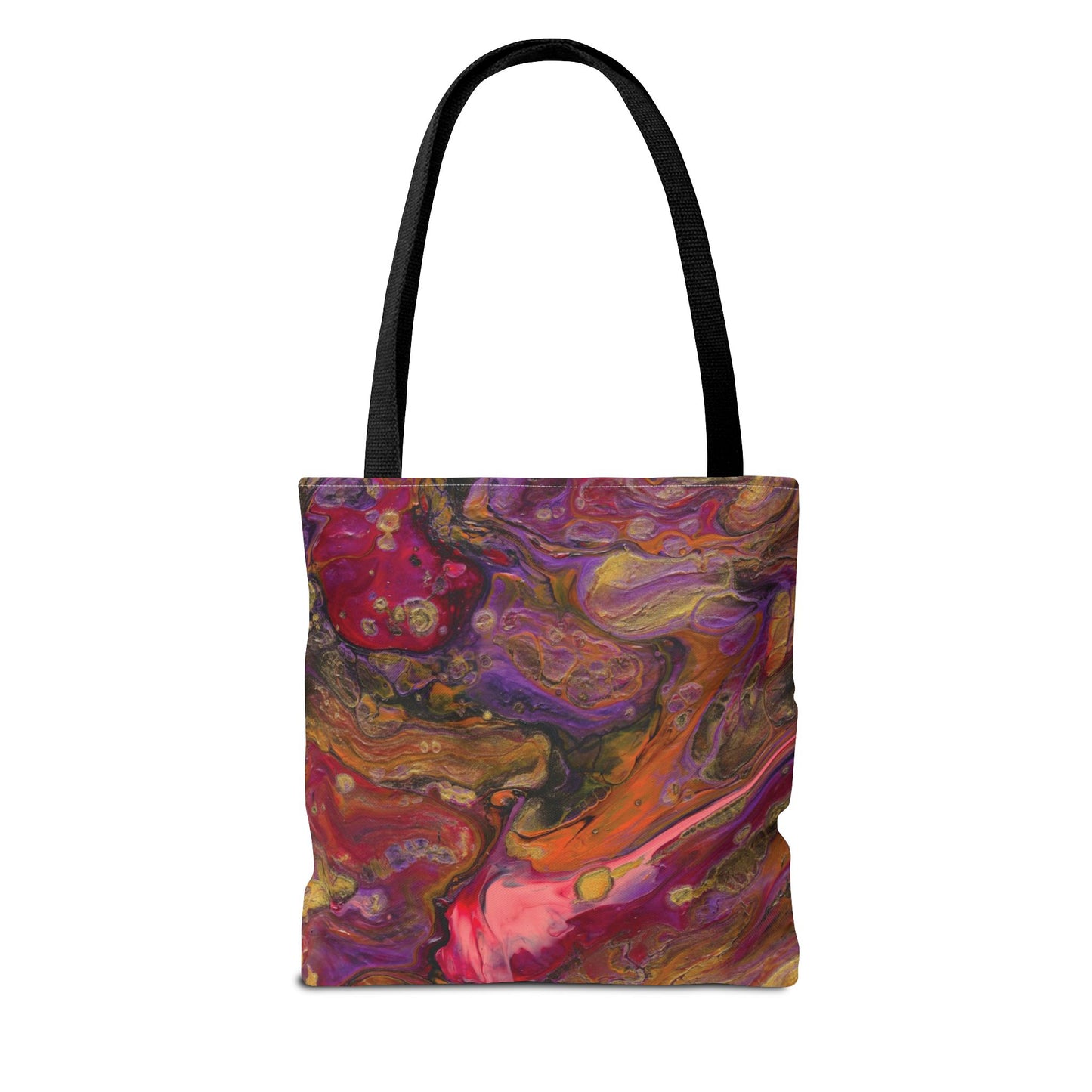Tote Bag - Autumn's Glow Fluid Art Inspired