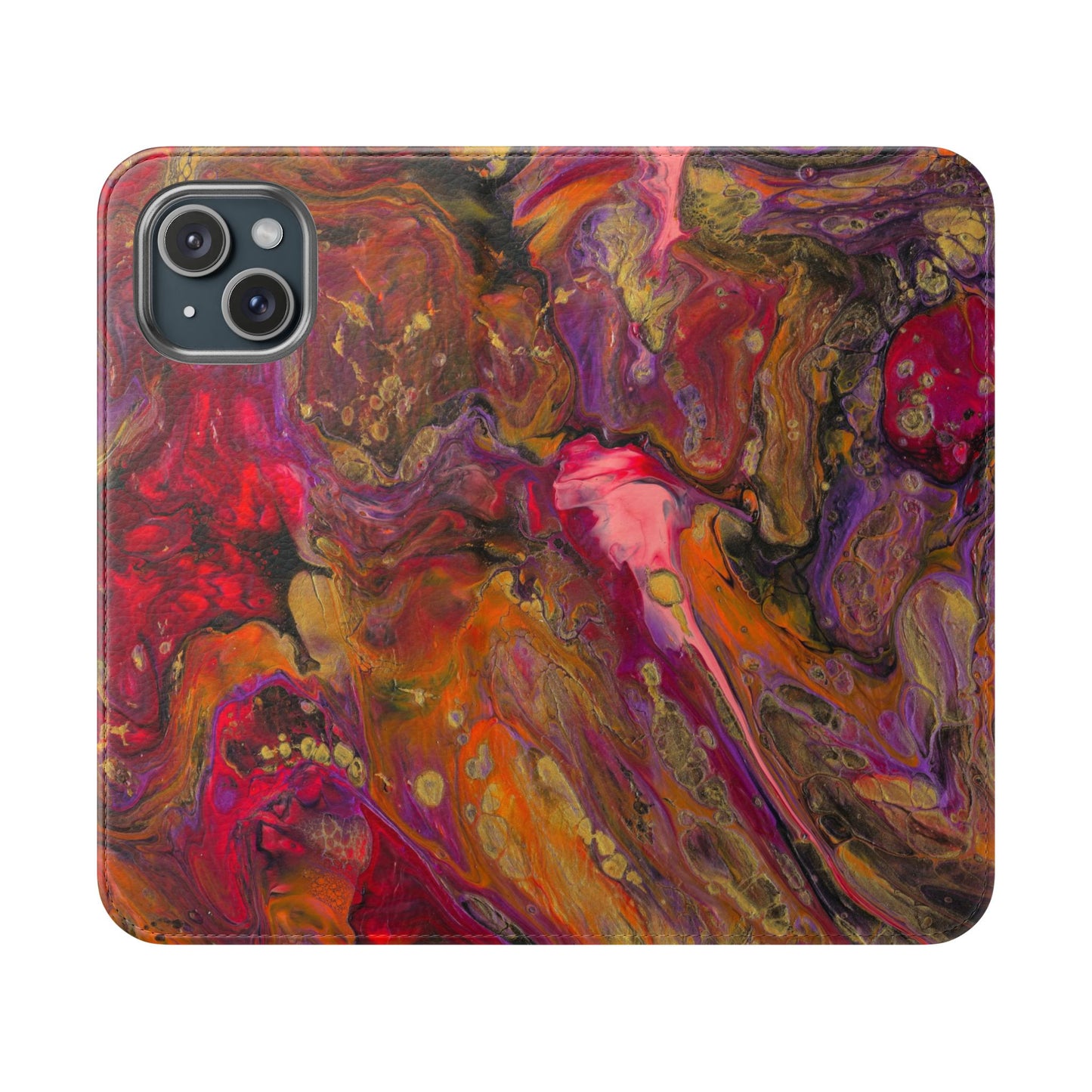 Autumn's Glow Flip Phone Case for iPhone 11 – 16 Pro, Samsung 21 – 22 Series