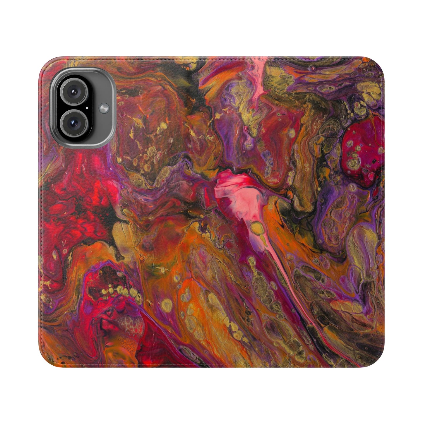 Autumn's Glow Flip Phone Case for iPhone 11 – 16 Pro, Samsung 21 – 22 Series