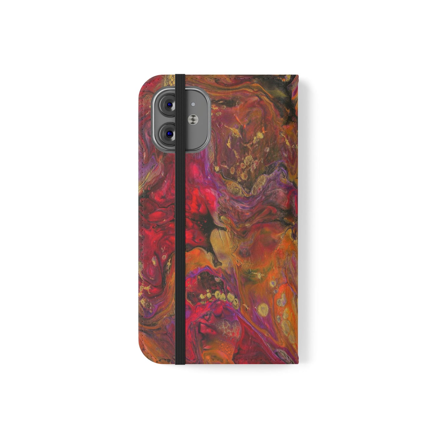Autumn's Glow Flip Phone Case for iPhone 11 – 16 Pro, Samsung 21 – 22 Series