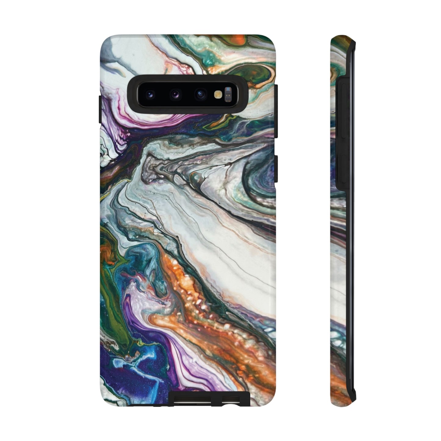 Vibrant Swirls Tough Phone Case for iPhone, Samsung Galaxy, and Google Pixel devices