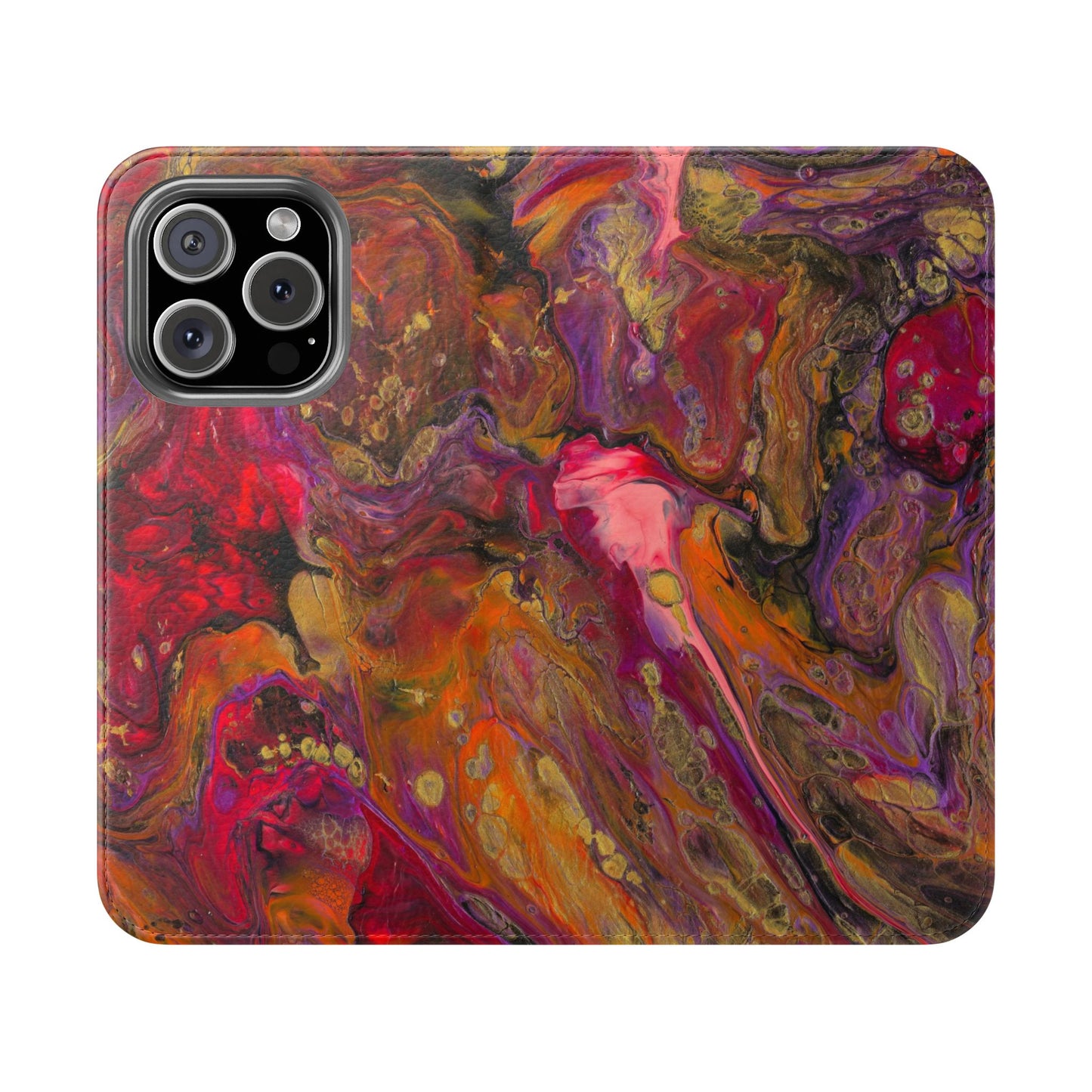 Autumn's Glow Flip Phone Case for iPhone 11 – 16 Pro, Samsung 21 – 22 Series
