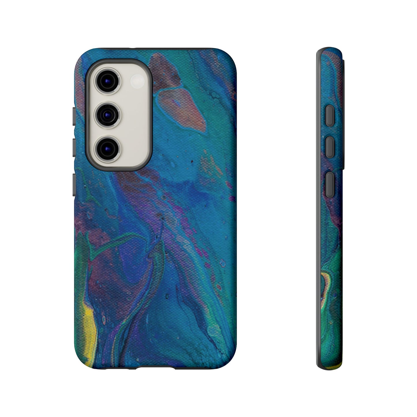 Peacock Swirls Tough Phone Case for iPhone, Samsung Galaxy, and Google Pixel devices