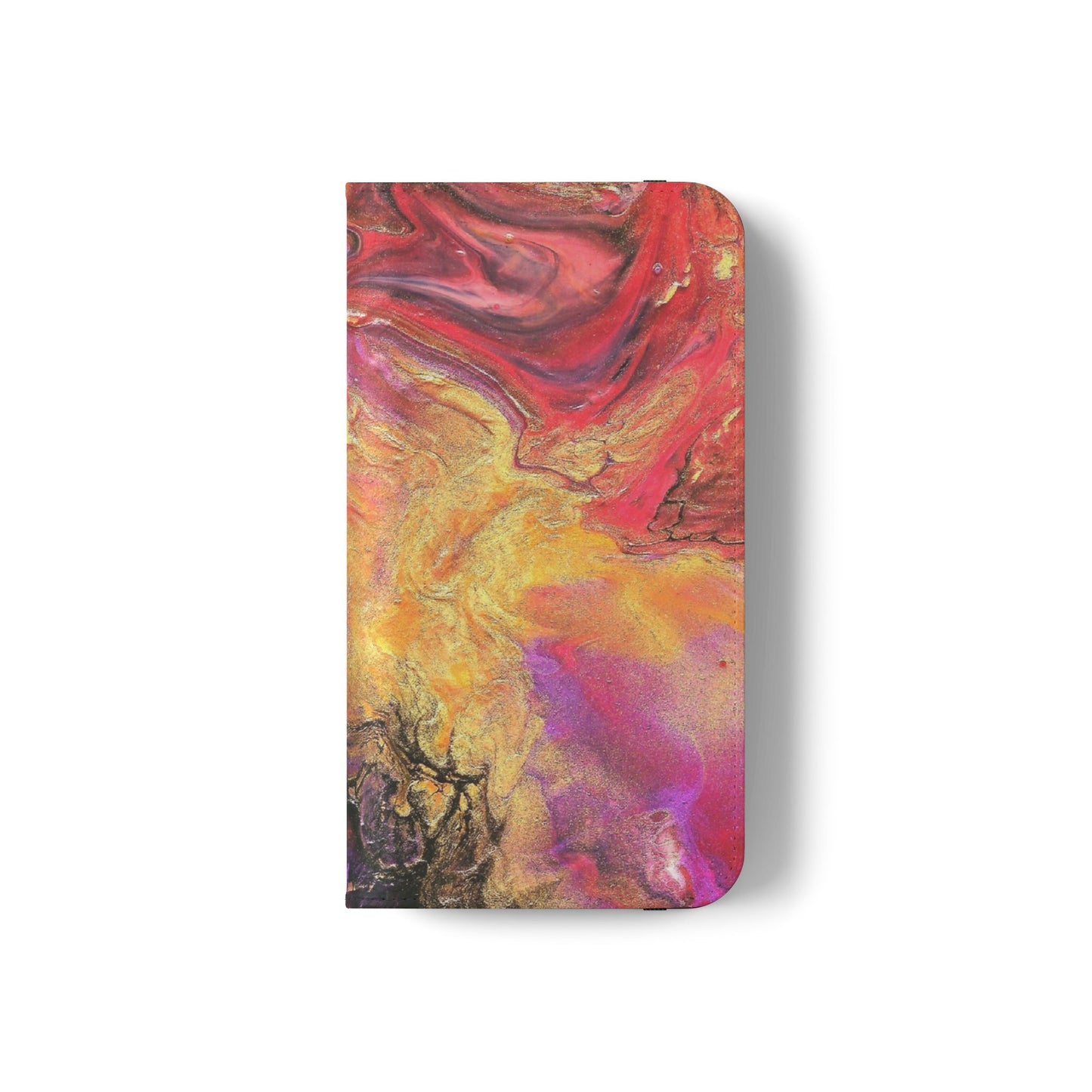 Flowing Royalty Flip Phone Case for iPhone 11 – 16 Pro, Samsung 21 – 22 Series