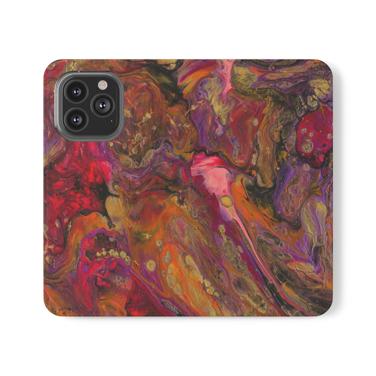 Autumn's Glow Flip Phone Case for iPhone 11 – 16 Pro, Samsung 21 – 22 Series