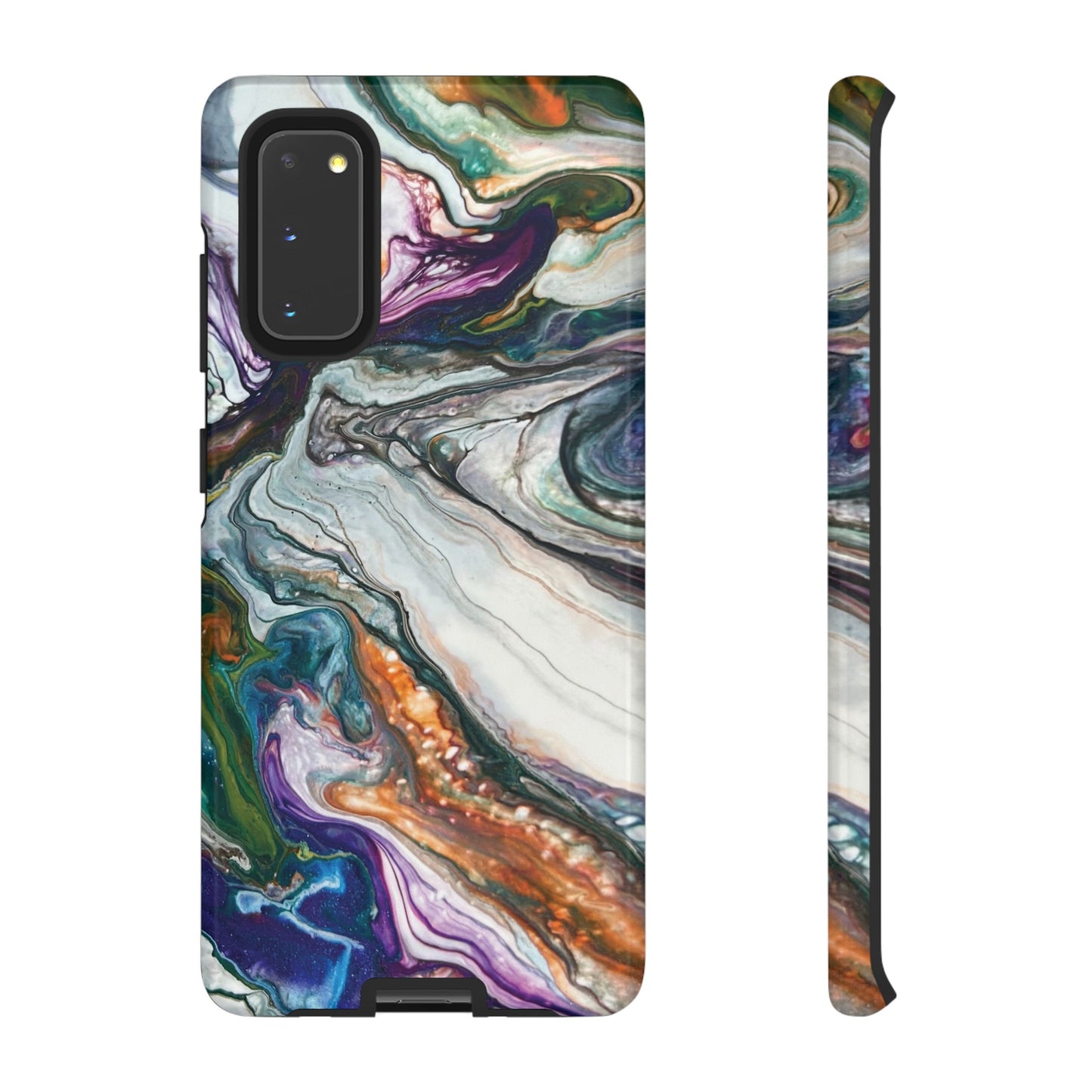 Vibrant Swirls Tough Phone Case for iPhone, Samsung Galaxy, and Google Pixel devices