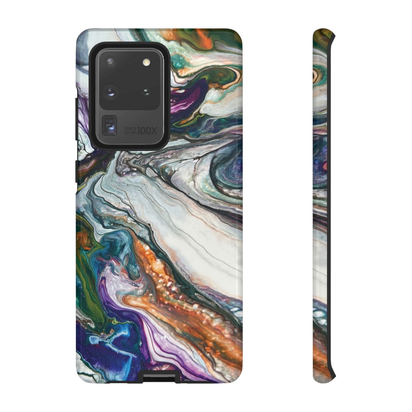 Vibrant Swirls Tough Phone Case for iPhone, Samsung Galaxy, and Google Pixel devices