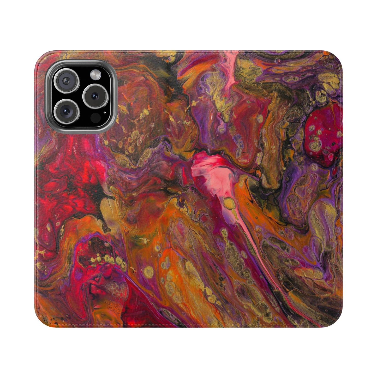 Autumn's Glow Flip Phone Case for iPhone 11 – 16 Pro, Samsung 21 – 22 Series