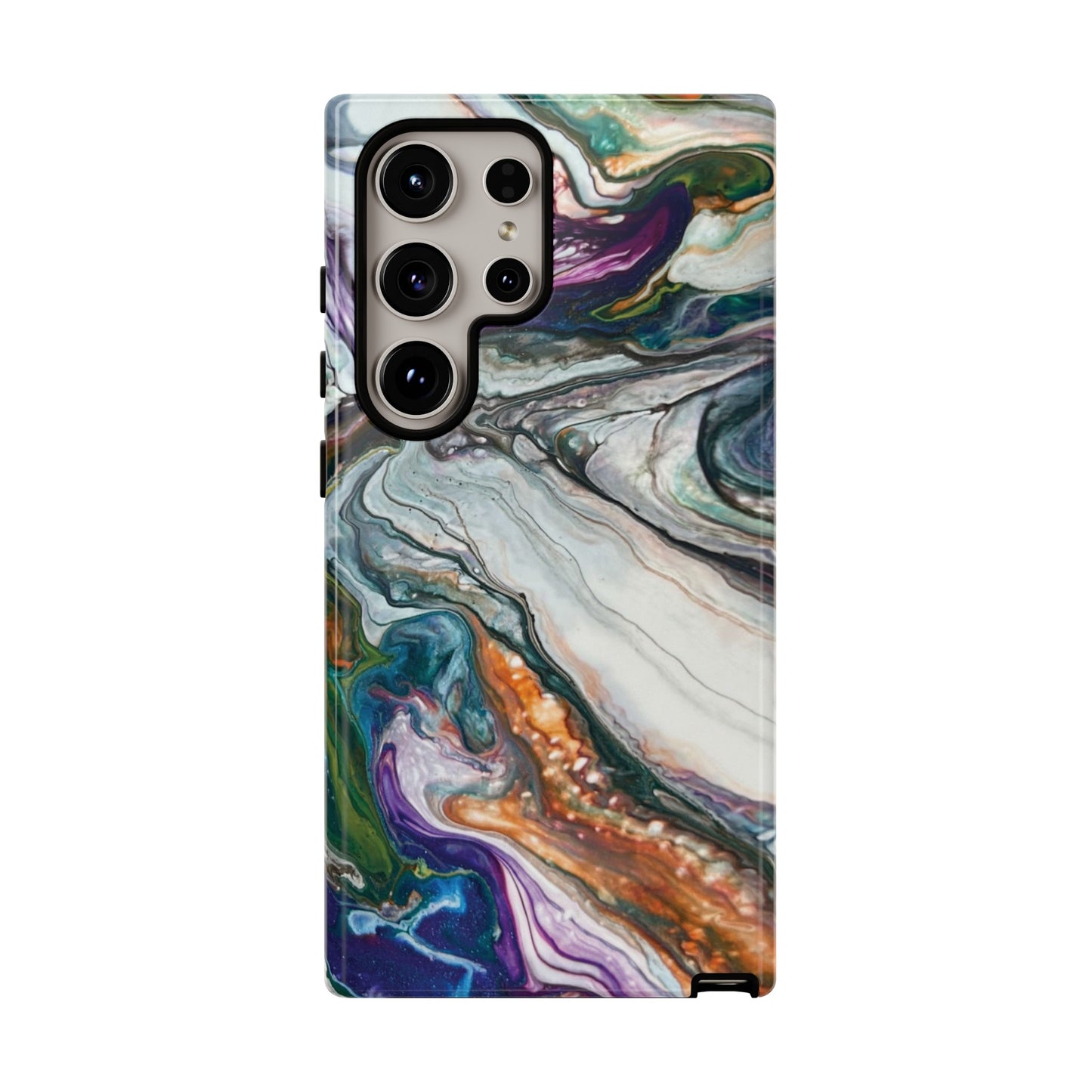 Vibrant Swirls Tough Phone Case for iPhone, Samsung Galaxy, and Google Pixel devices