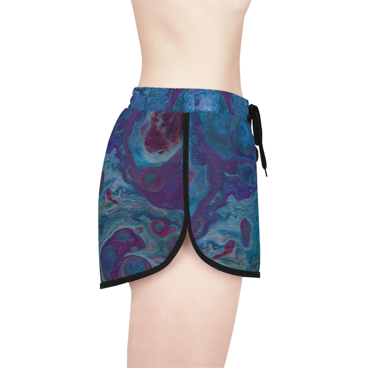 Women's Relaxed Shorts - Azure Seas
