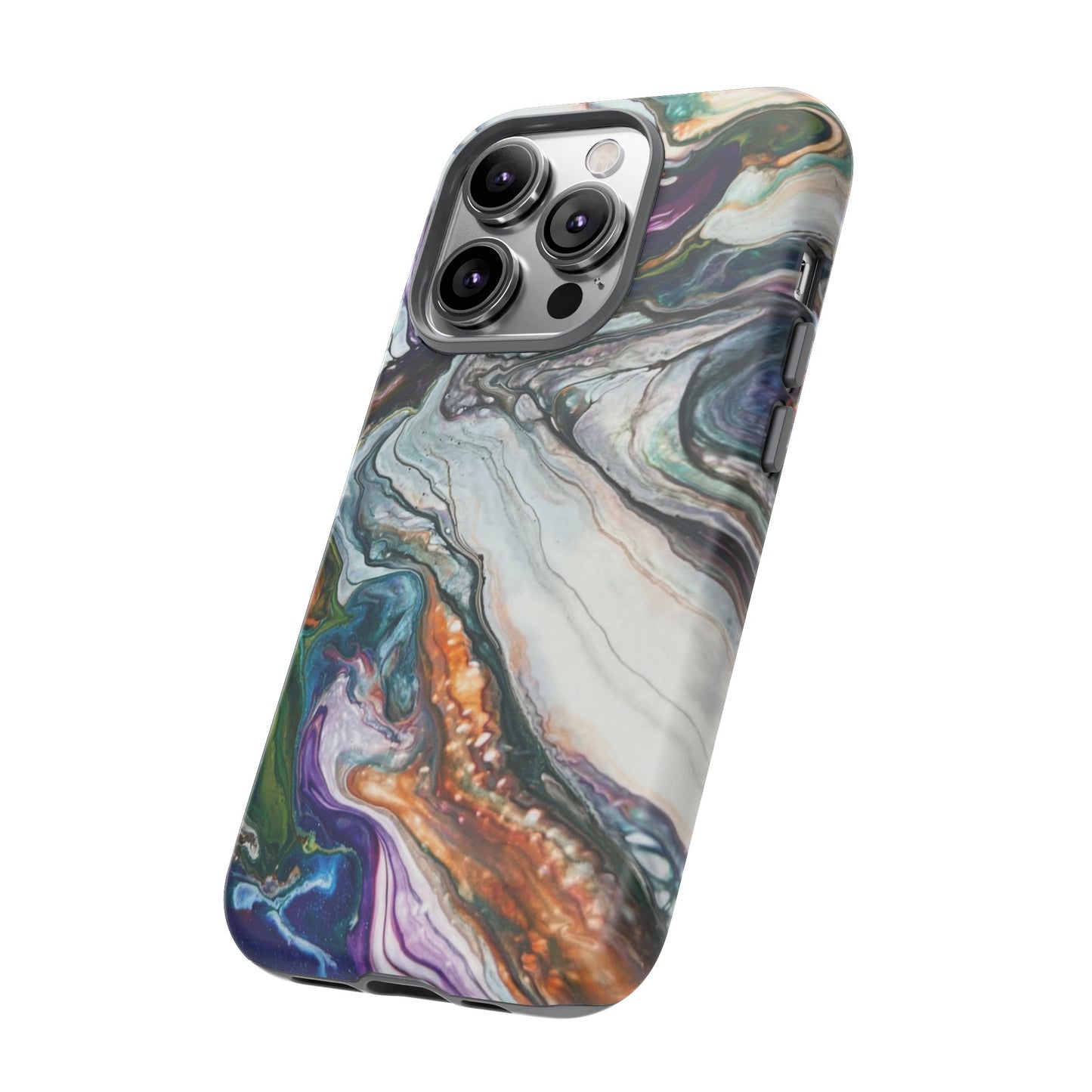 Vibrant Swirls Tough Phone Case for iPhone, Samsung Galaxy, and Google Pixel devices