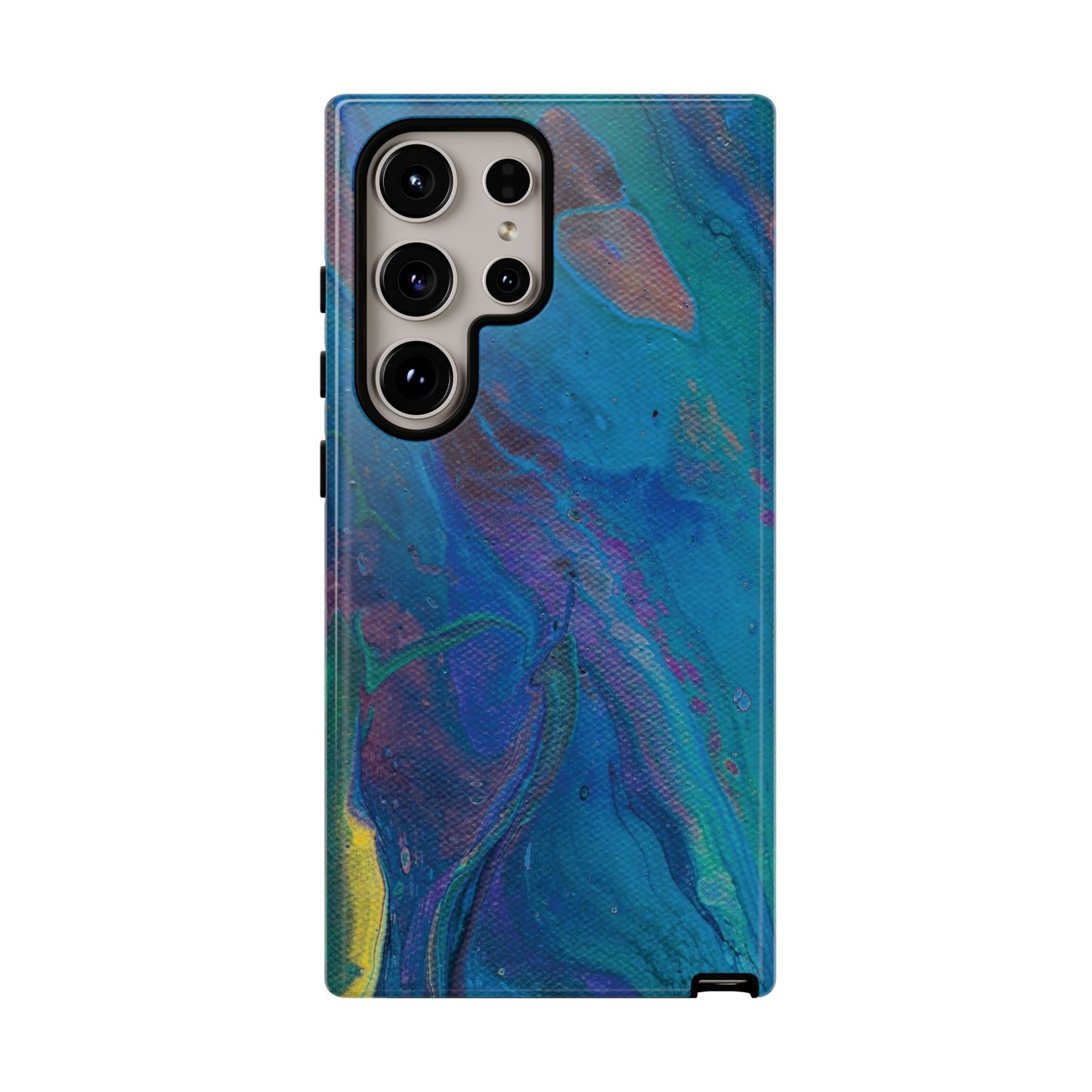 Peacock Swirls Tough Phone Case for iPhone, Samsung Galaxy, and Google Pixel devices