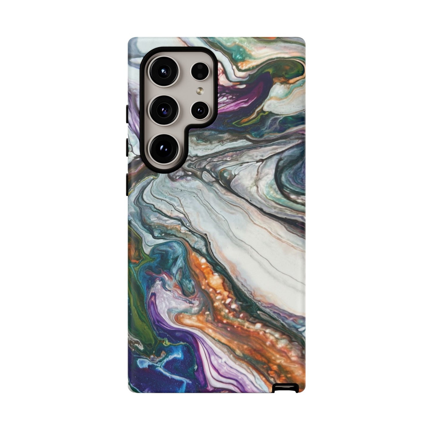 Vibrant Swirls Tough Phone Case for iPhone, Samsung Galaxy, and Google Pixel devices