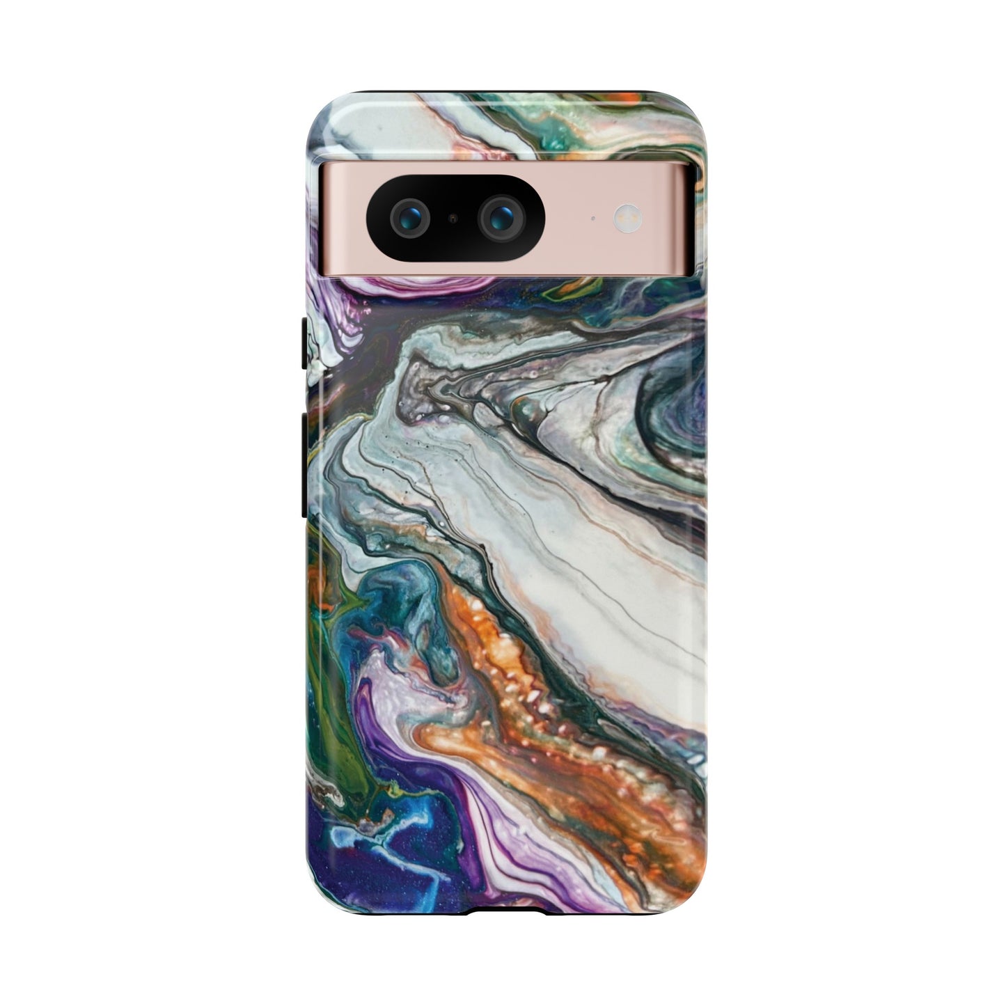 Vibrant Swirls Tough Phone Case for iPhone, Samsung Galaxy, and Google Pixel devices