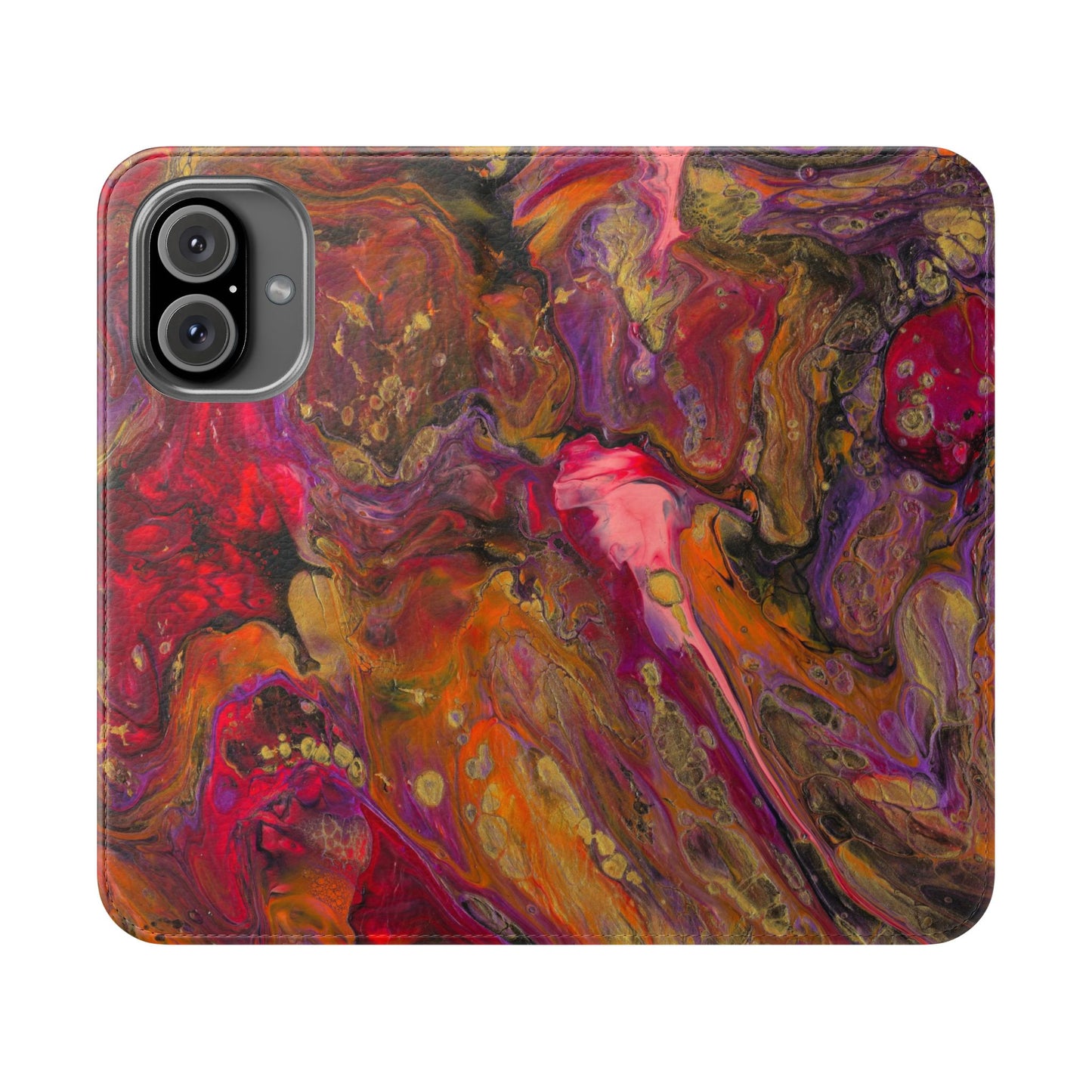 Autumn's Glow Flip Phone Case for iPhone 11 – 16 Pro, Samsung 21 – 22 Series