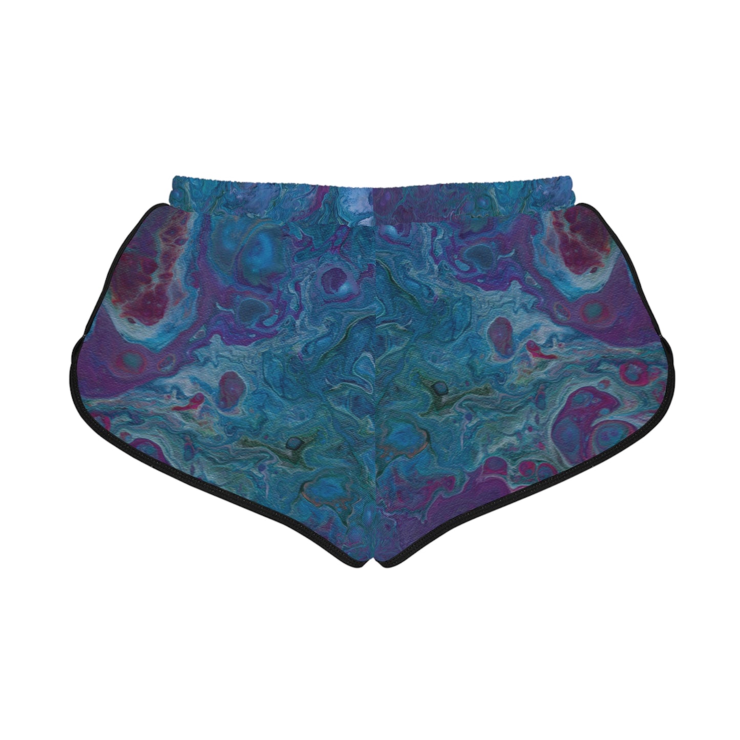 Women's Relaxed Shorts - Azure Seas