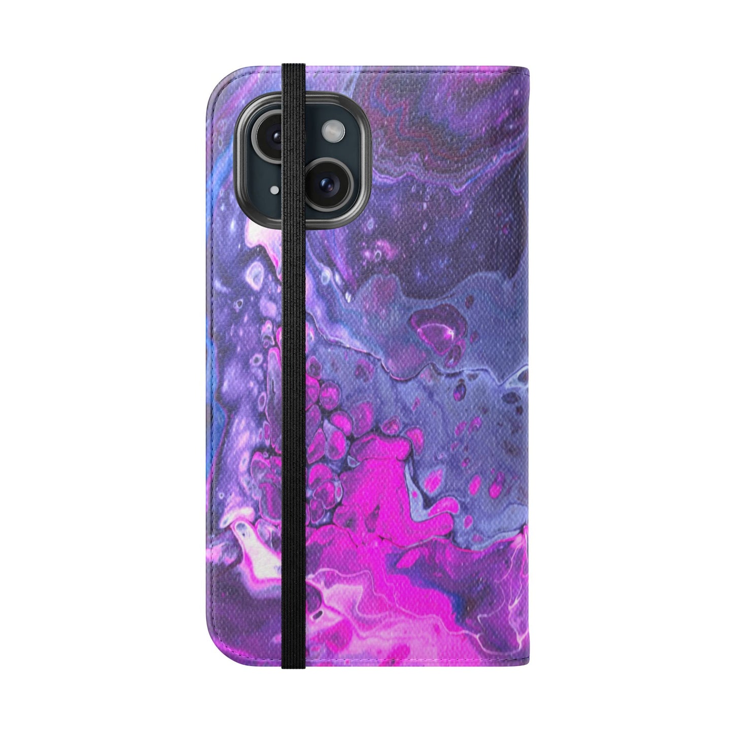 Velvet Twilight Flip Phone Case for iPhone 11 – 16 Pro, Samsung 21 – 22 Series